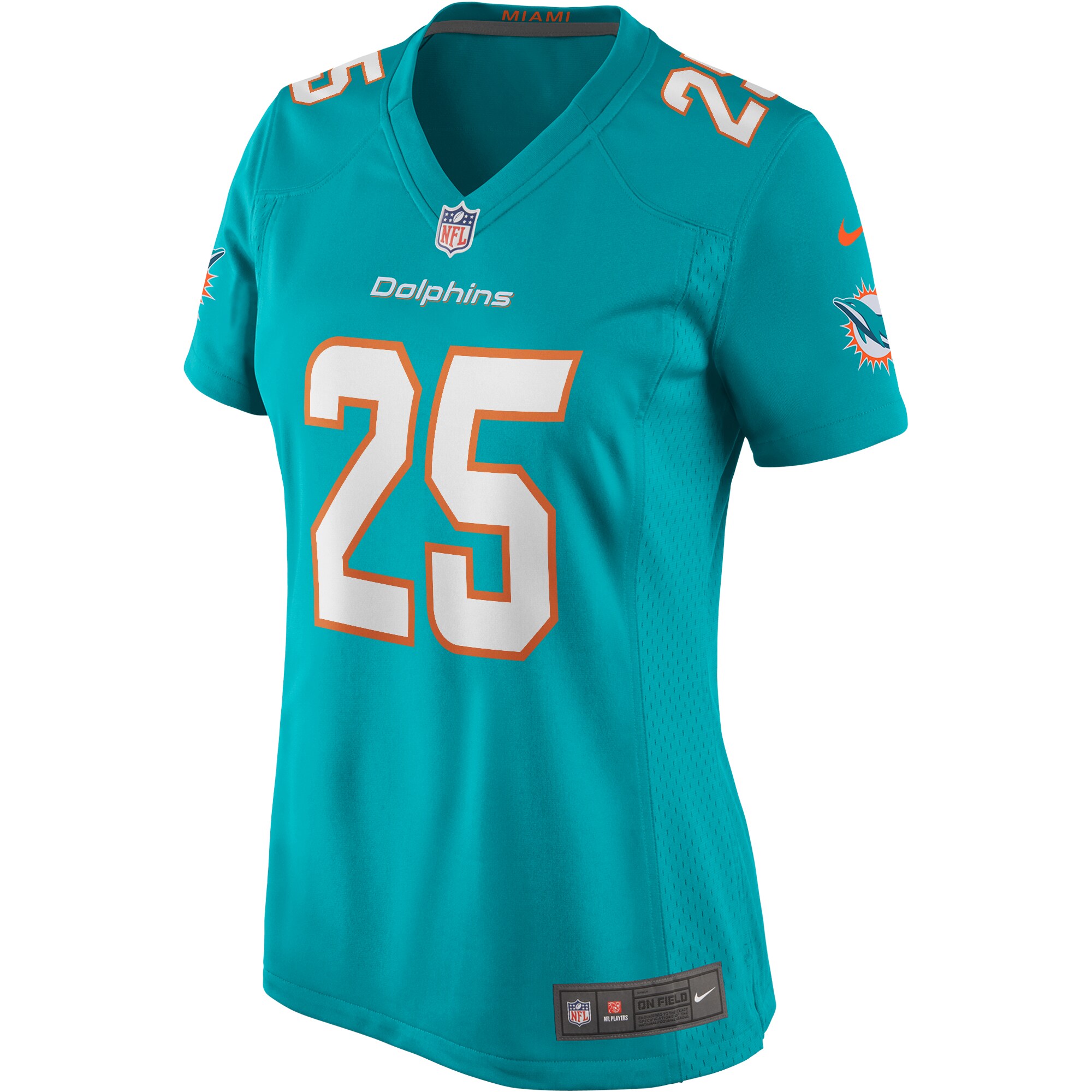 Xavien Howard Miami Dolphins Women’s Game Jersey – Aqua