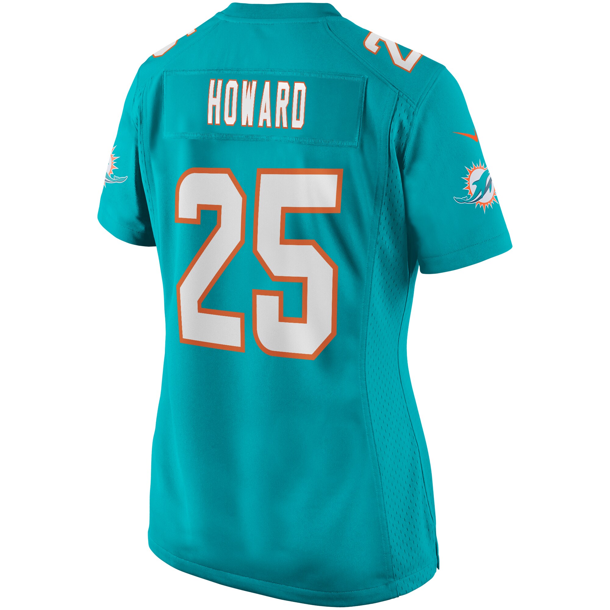 Xavien Howard Miami Dolphins Women’s Game Jersey – Aqua