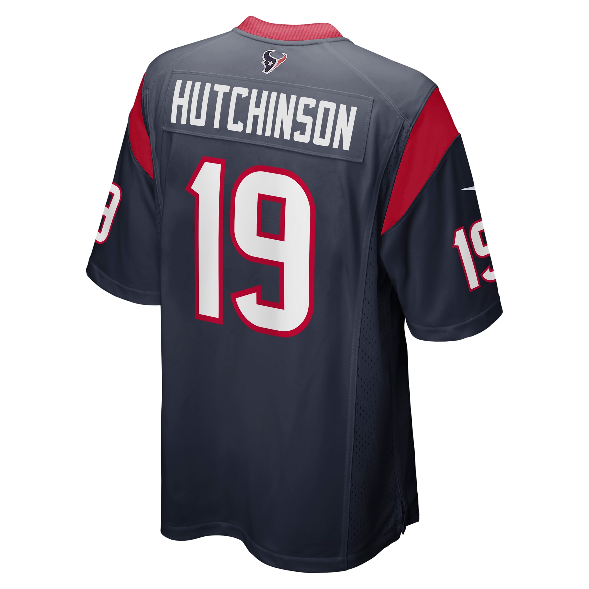 Xavier Hutchinson Houston Texans Team Game Jersey – Navy