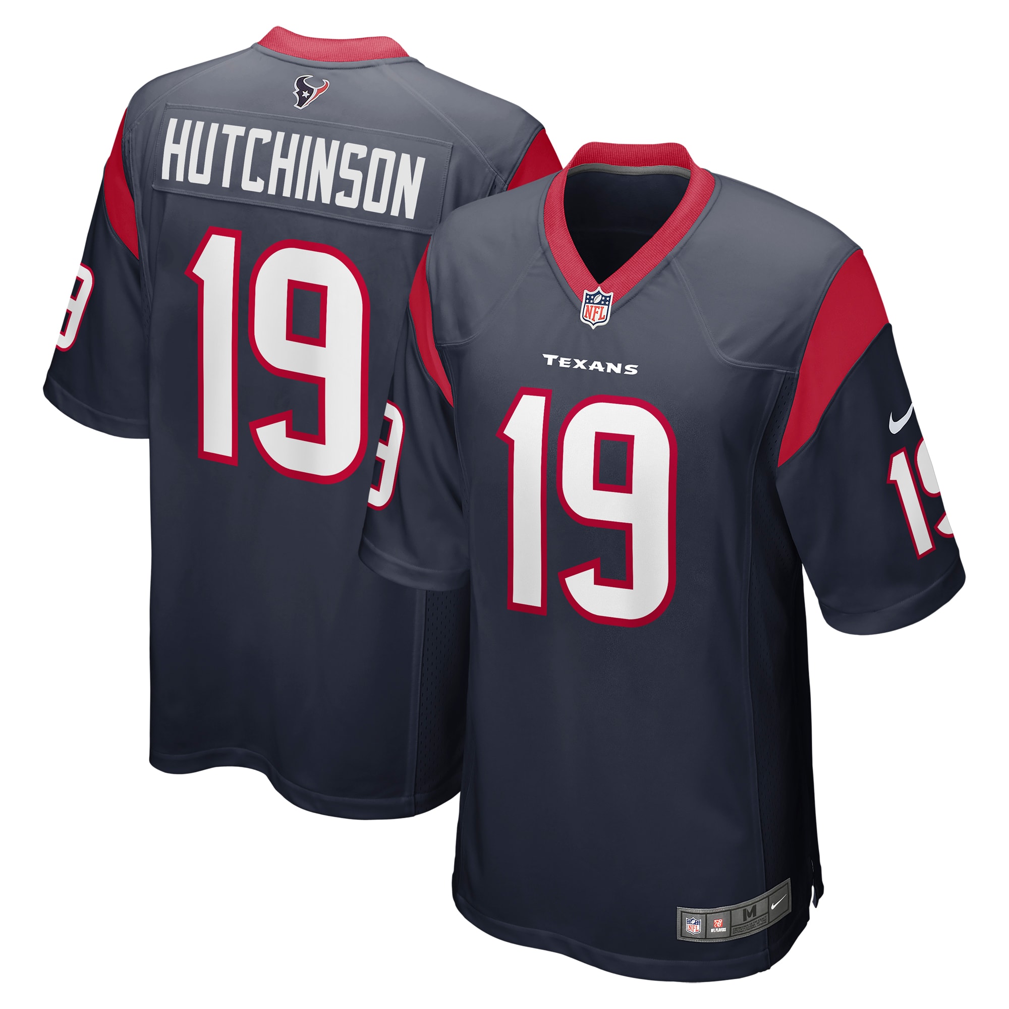 Xavier Hutchinson Houston Texans Team Game Jersey - Navy