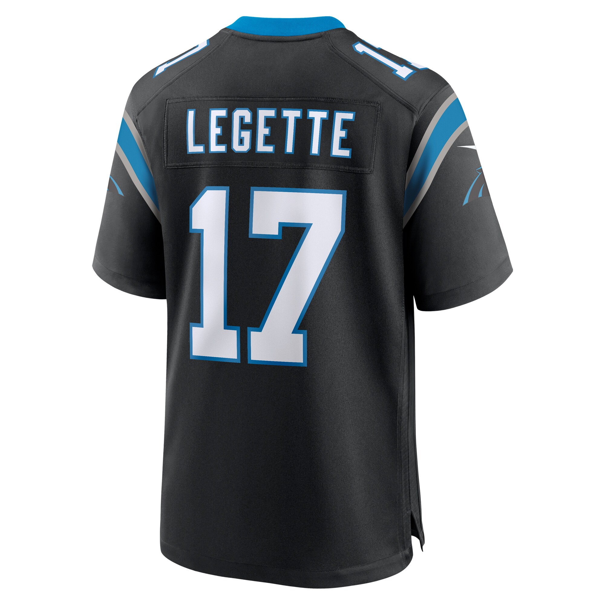 Xavier Legette Carolina Panthers 2024 First Round Pick Game Player Jersey – Black