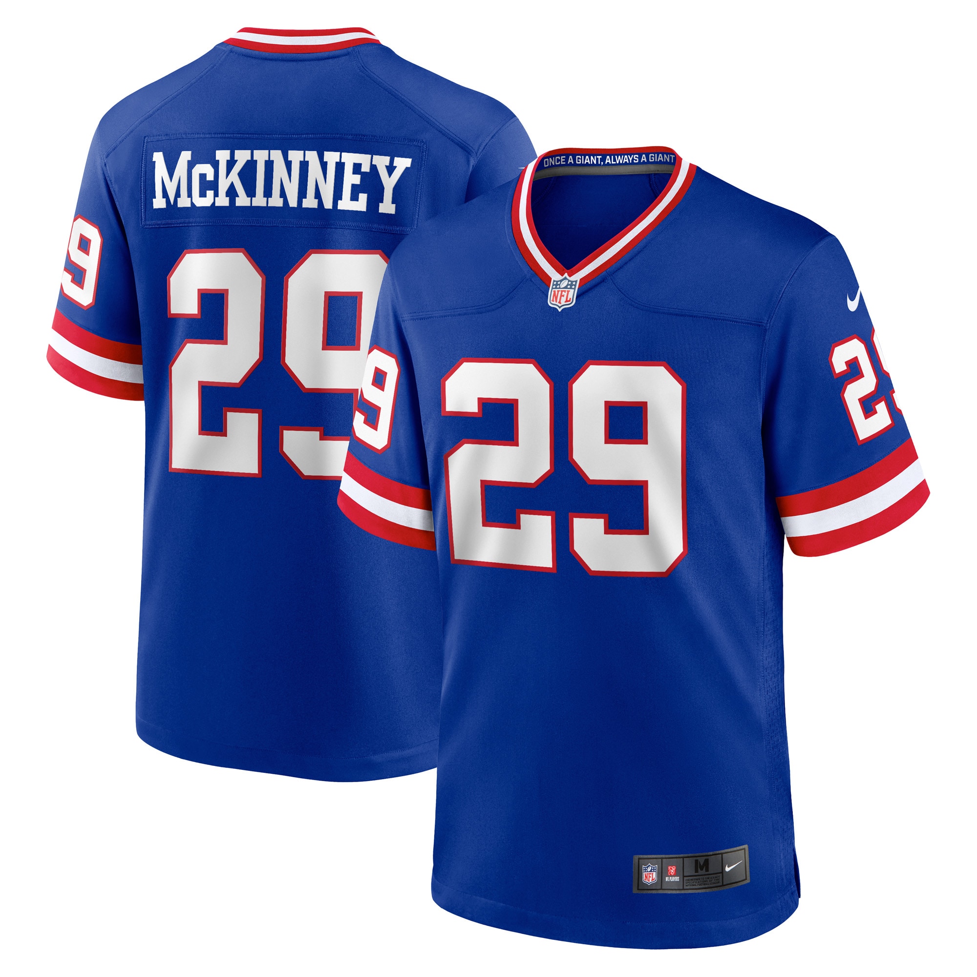 Xavier Mckinney New York Giants Classic Player Game Jersey - Royal