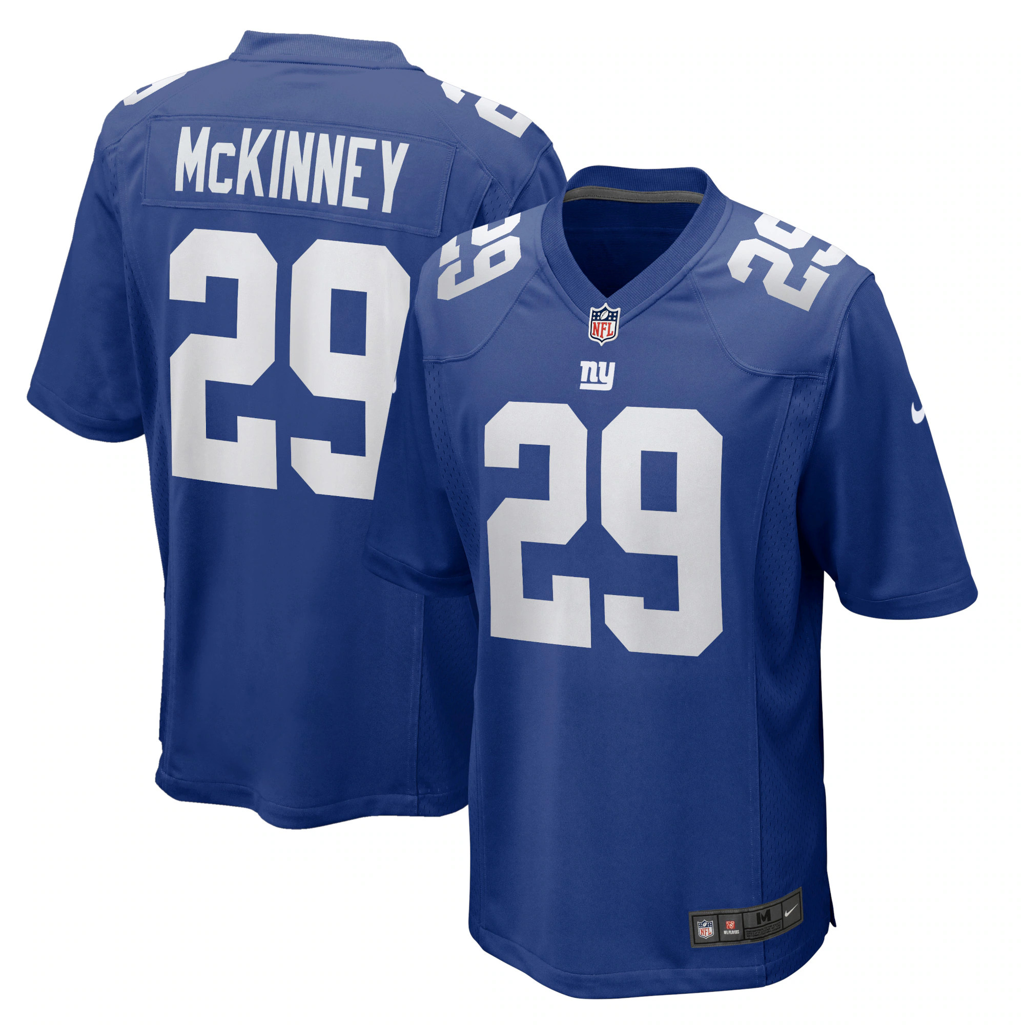 Xavier Mckinney New York Giants Game Jersey - Royal