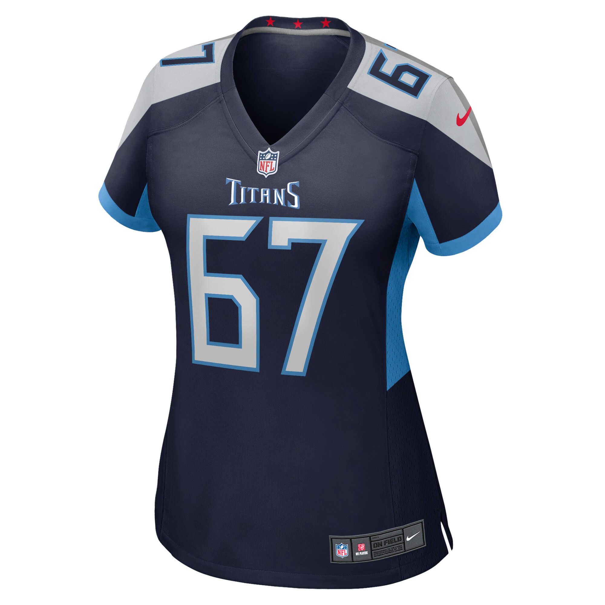 Xavier Newman Tennessee Titans Women’s Game Player Jersey – Navy