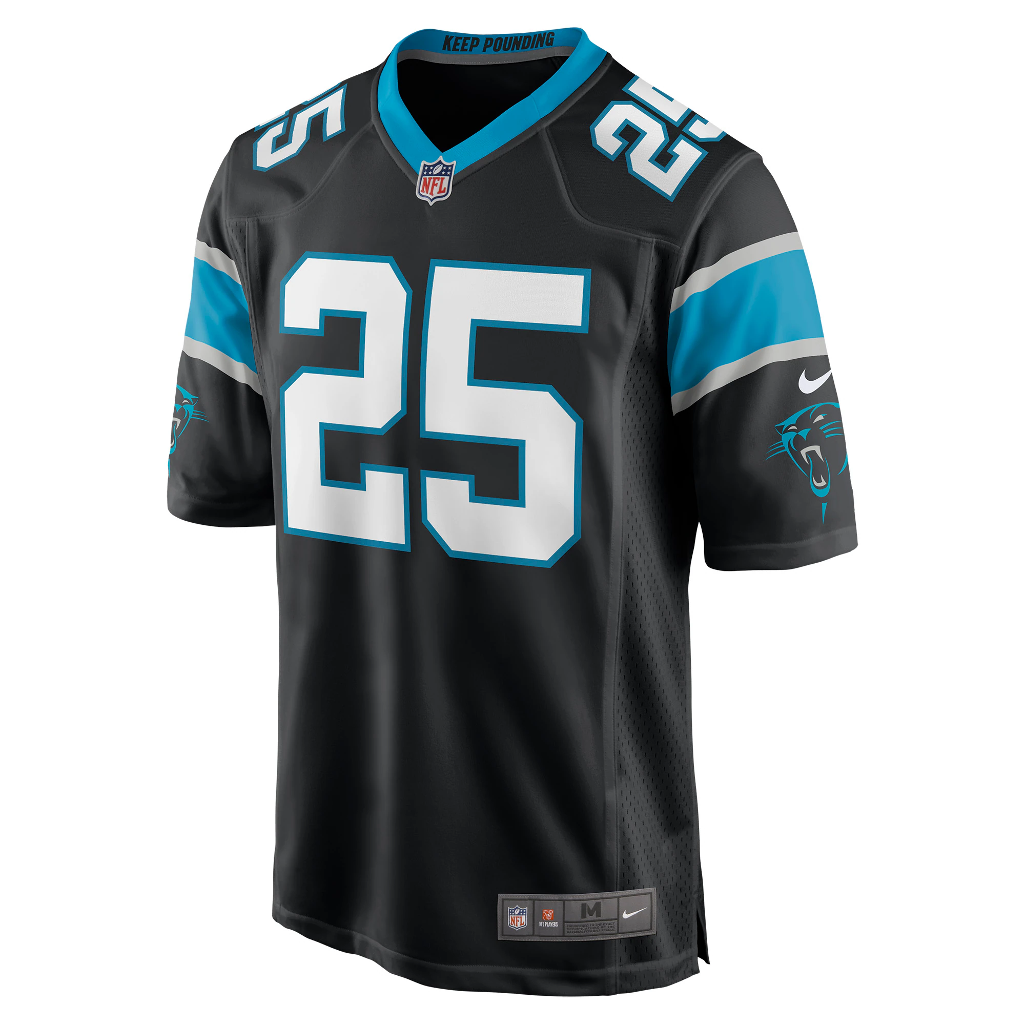Xavier Woods Carolina Panthers Game Jersey – Black