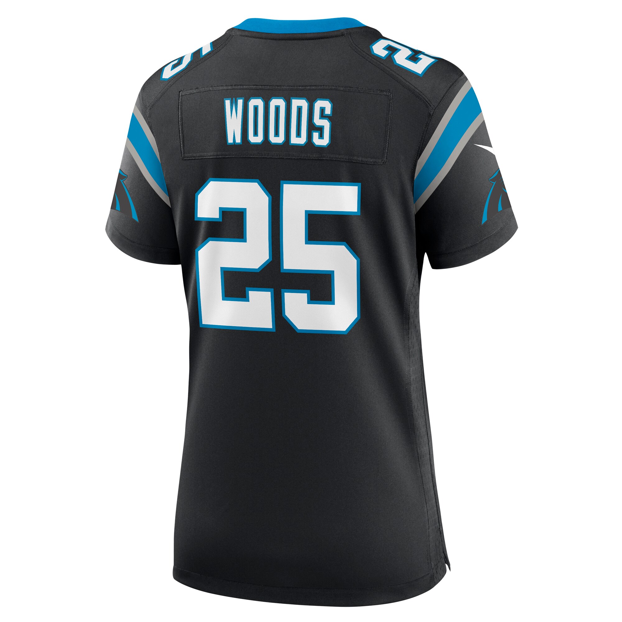 Xavier Woods Carolina Panthers Women’s Team Game Jersey – Black