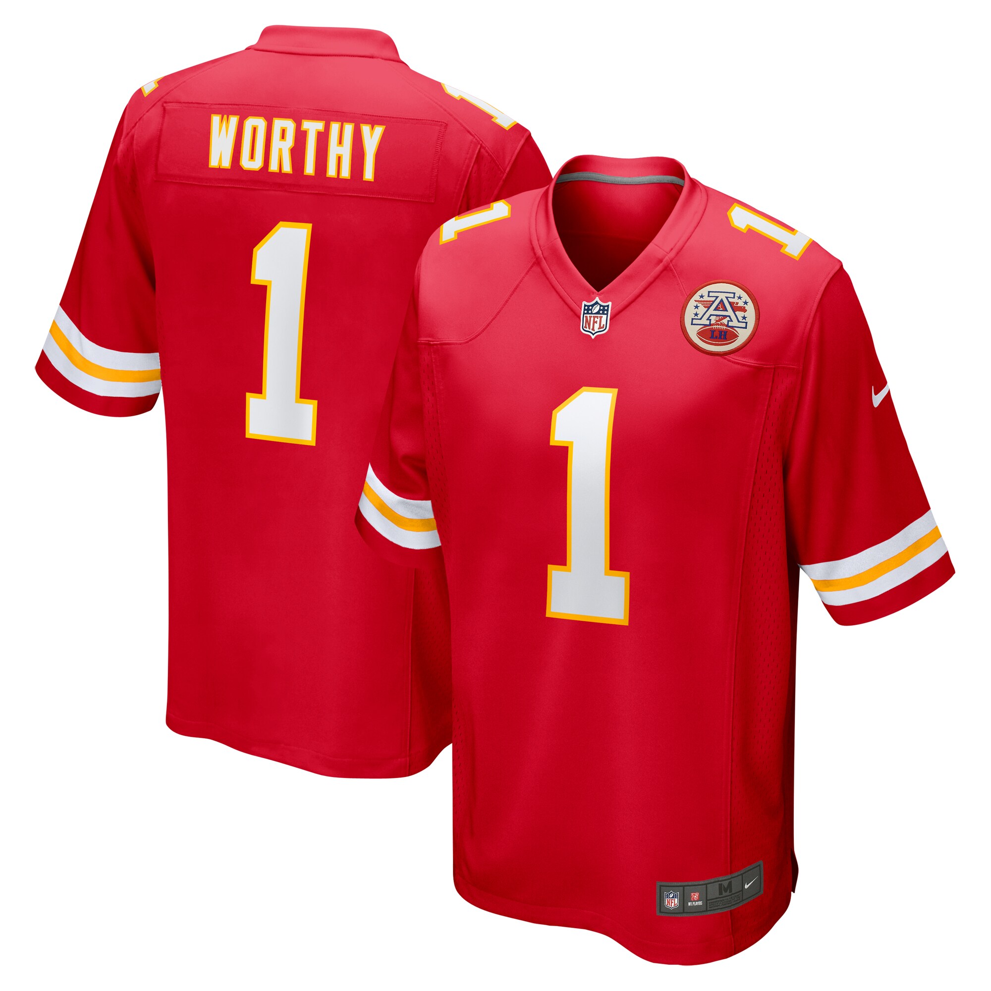 Xavier Worthy Kansas City Chiefs 2024 Draft First Round Pick Player Game Jersey - Red
