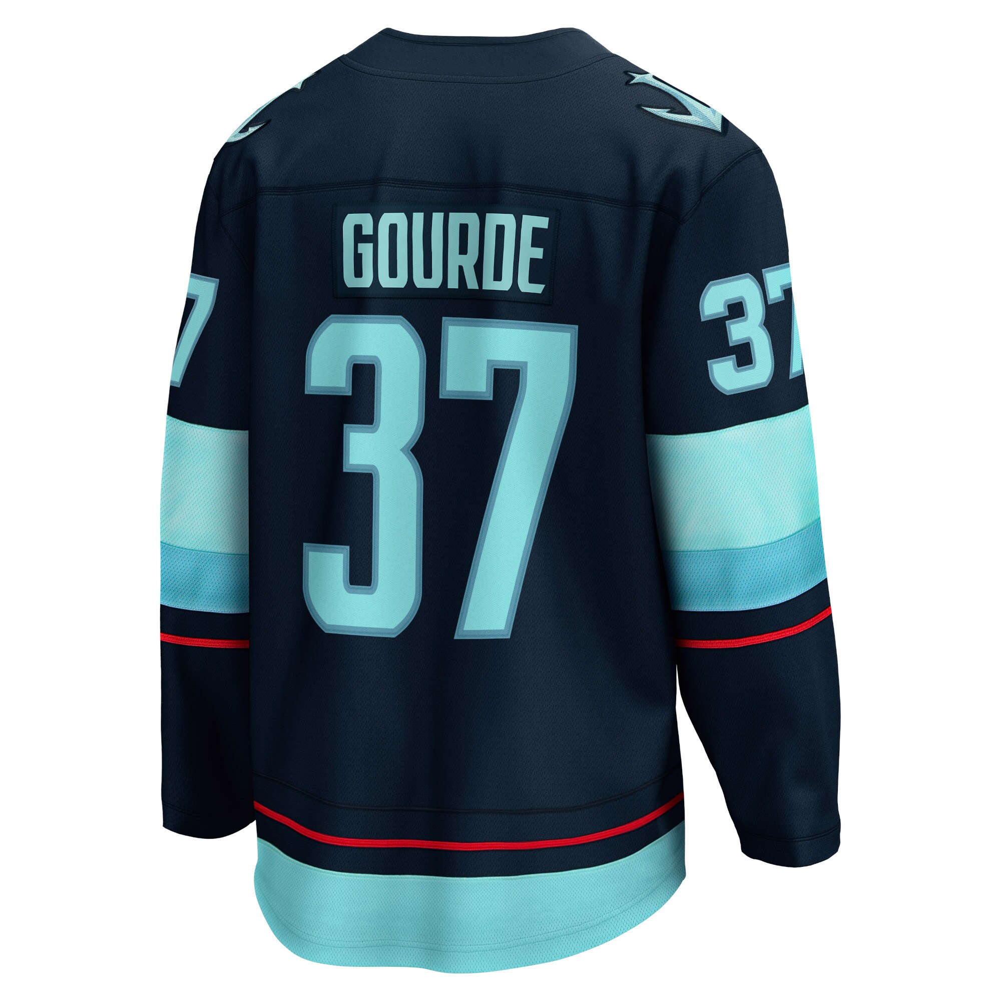 Yanni Gourde Seattle Kraken Home Breakaway Player Jersey – Navy