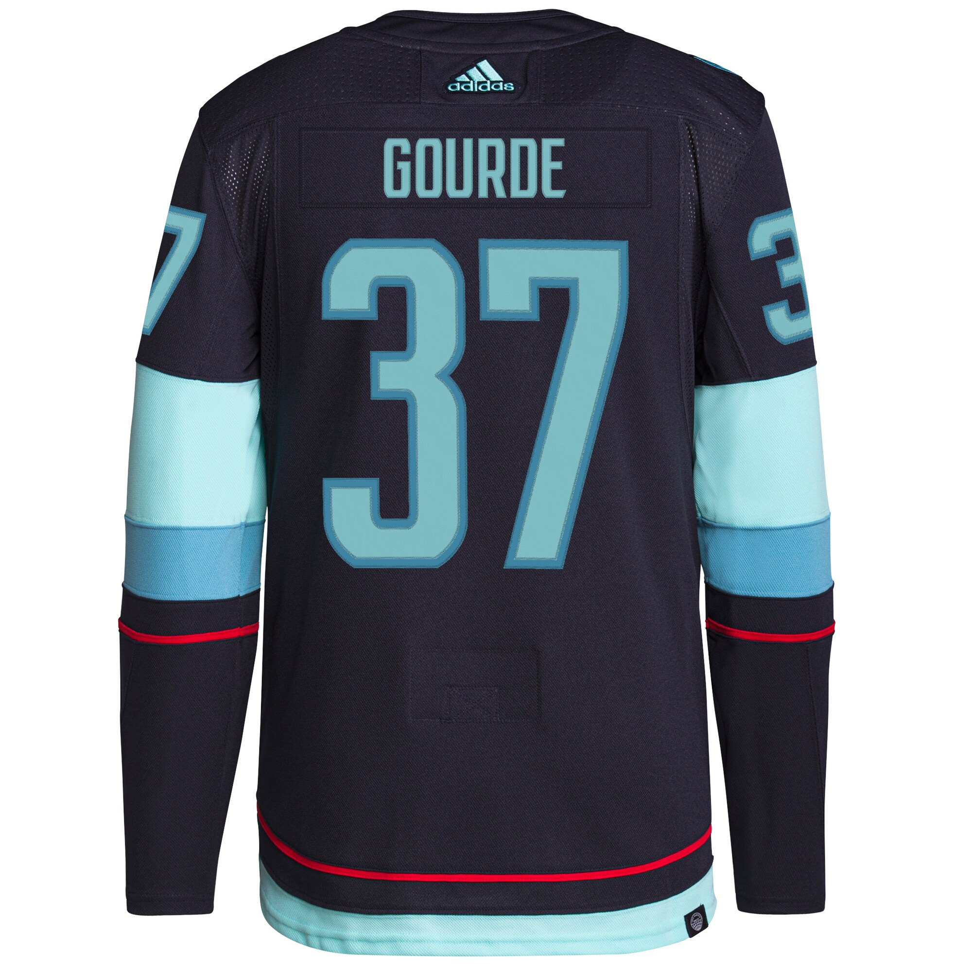 Yanni Gourde Seattle Kraken Home Primegreen Player Jersey – Navy