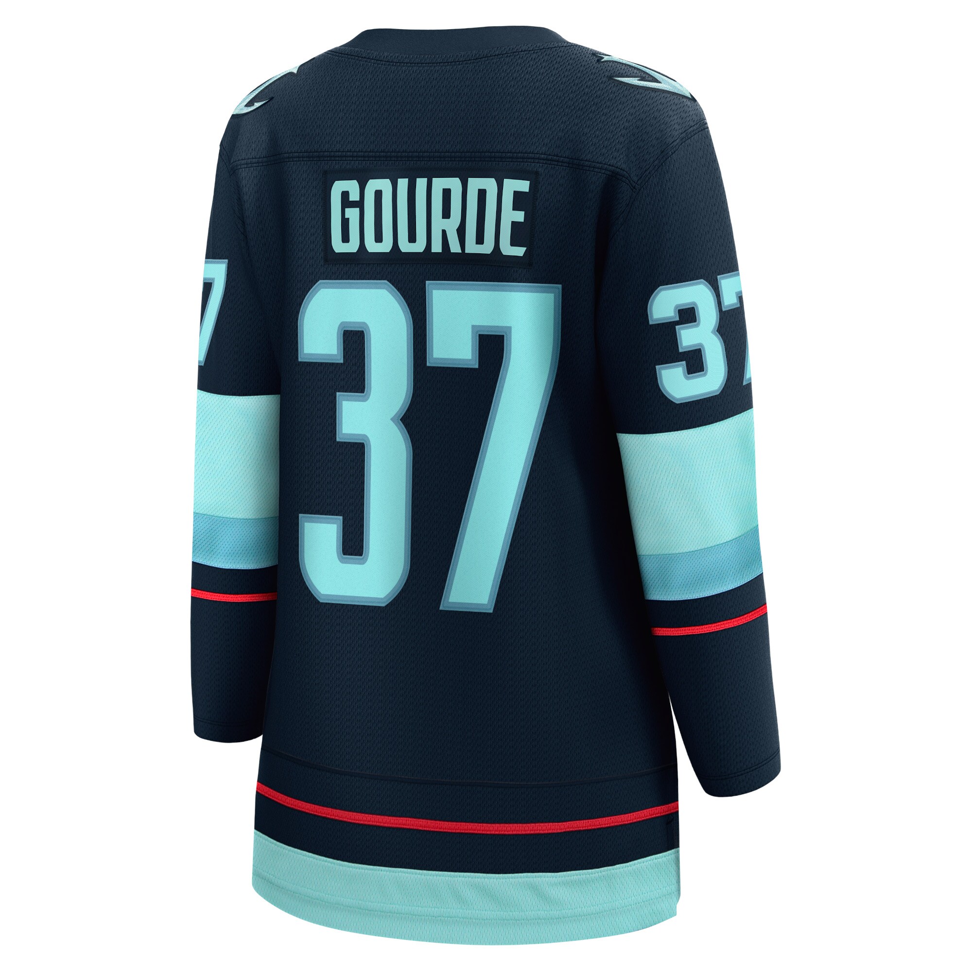 Yanni Gourde Seattle Kraken Women’s Home Breakaway Player Jersey – Navy