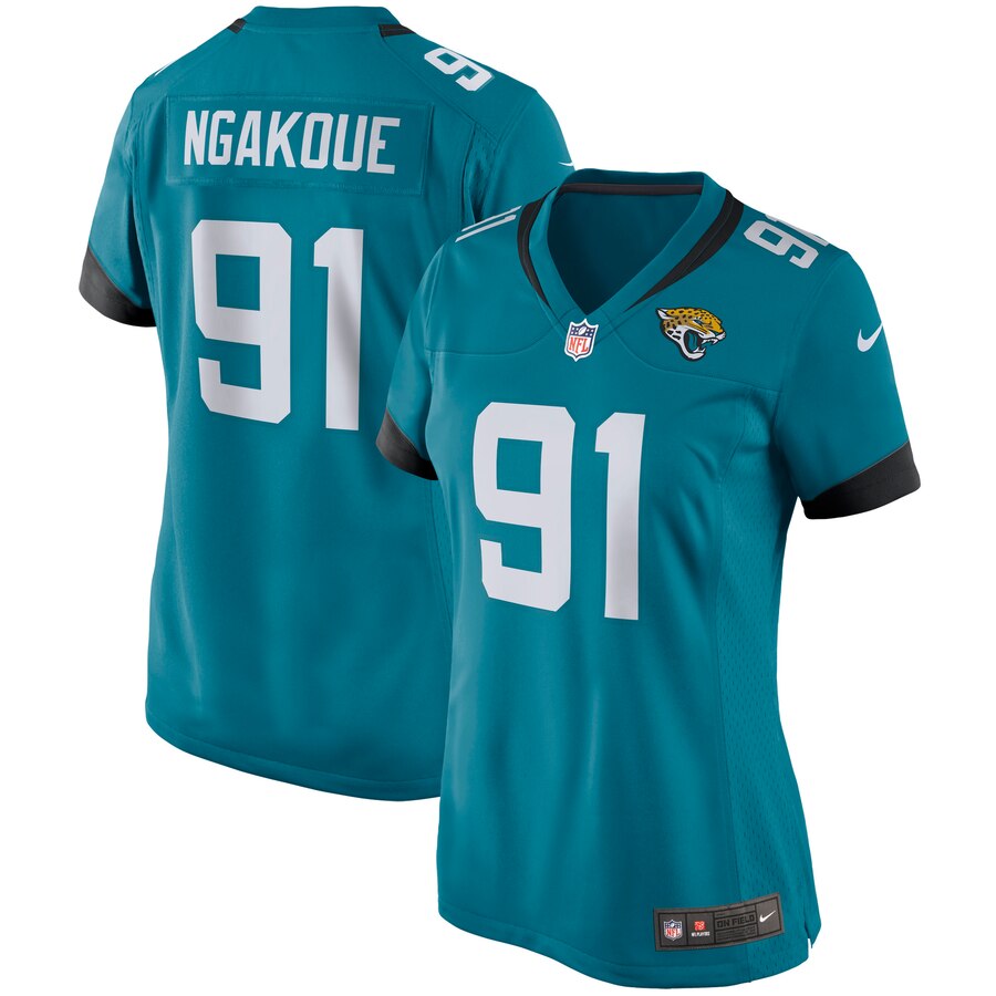 Yannick Ngakoue Jacksonville Jaguars Women's Game Jersey - Teal