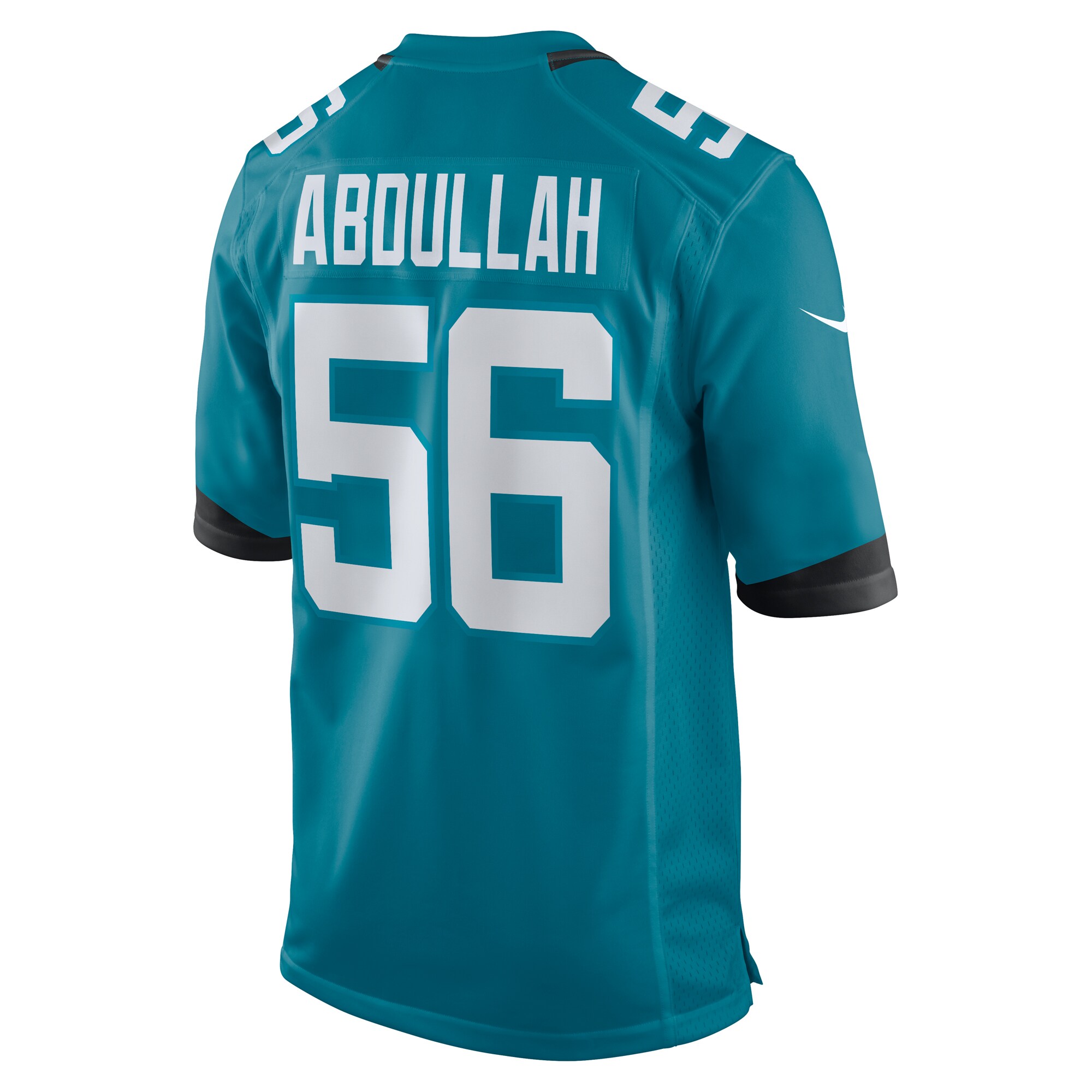 Yasir Abdullah Jacksonville Jaguars Team Game Jersey – Teal