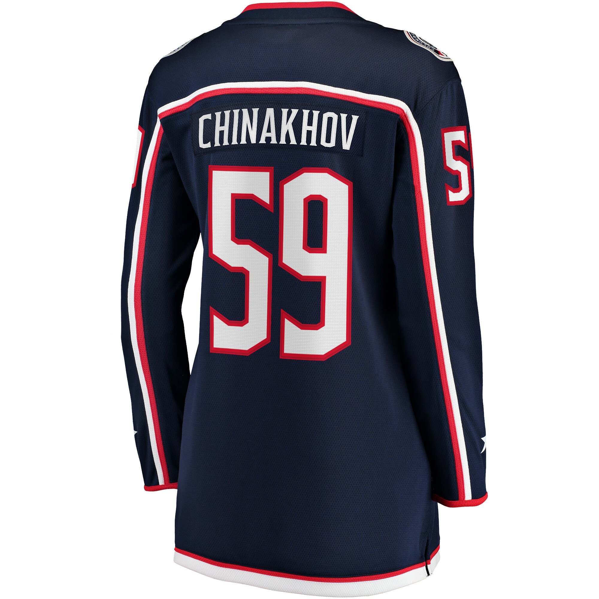 Yegor Chinakhov Columbus Blue Jackets Fanatics Women’s Home Breakaway Player Jersey – Navy