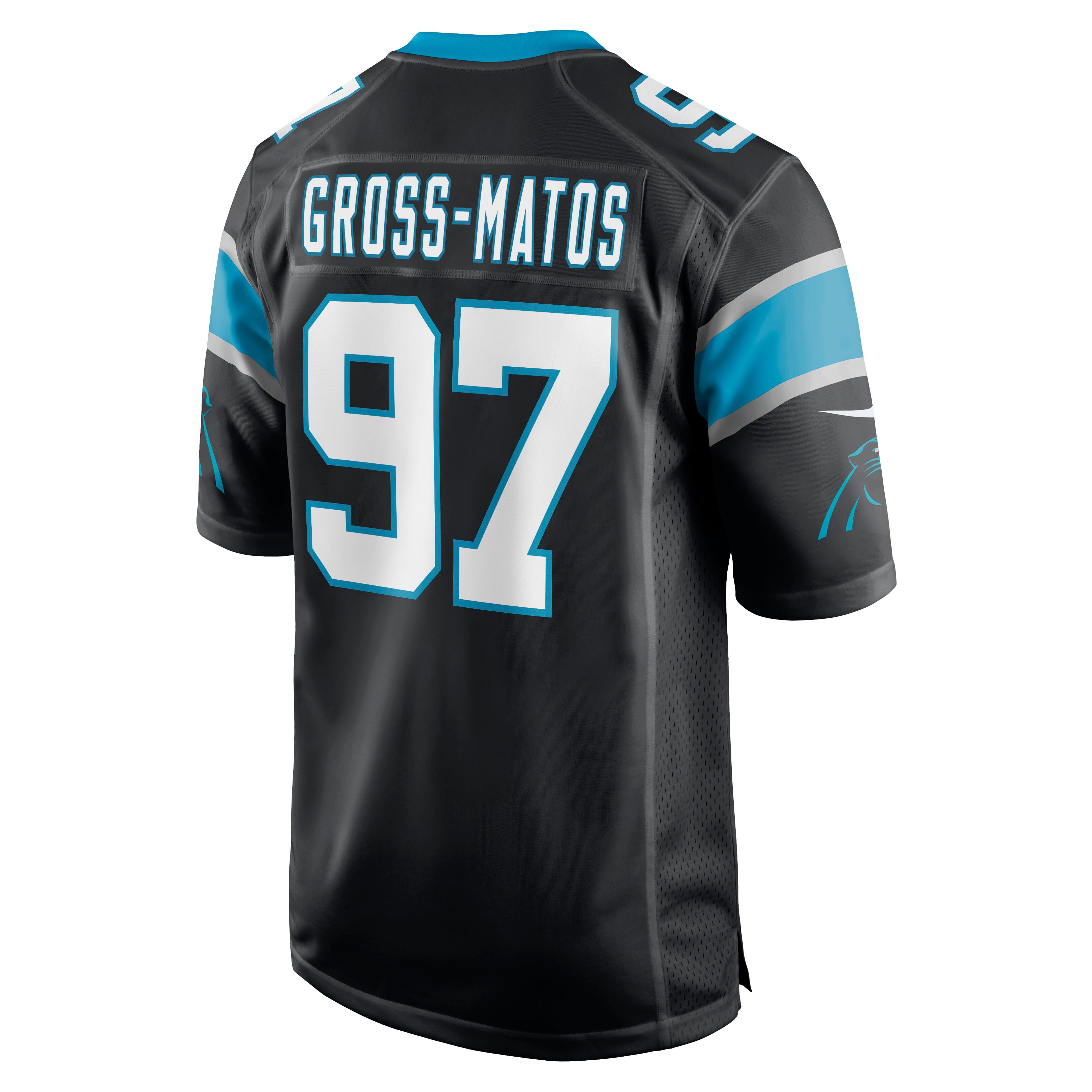 Yetur Gross-matos Carolina Panthers Player Game Jersey – Black