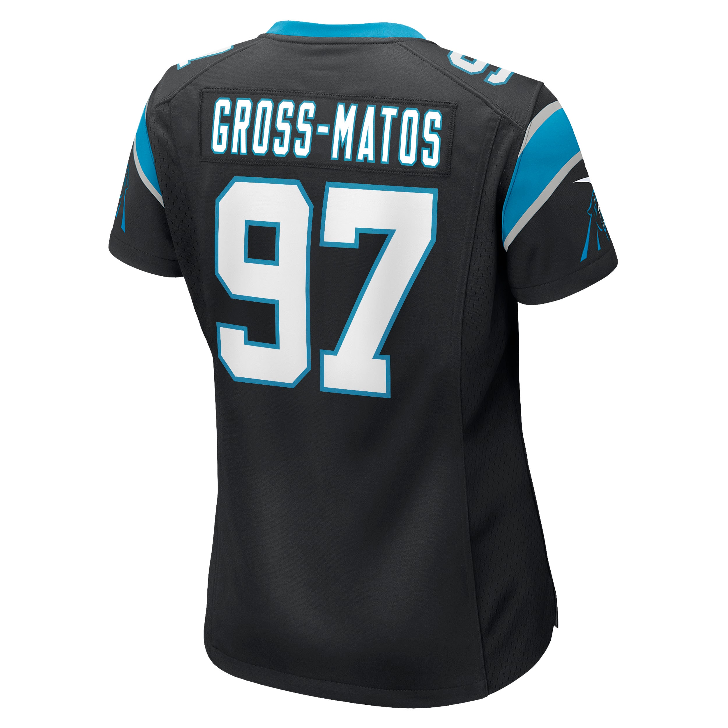 Yetur Gross-matos Carolina Panthers Women’s Game Jersey – Black