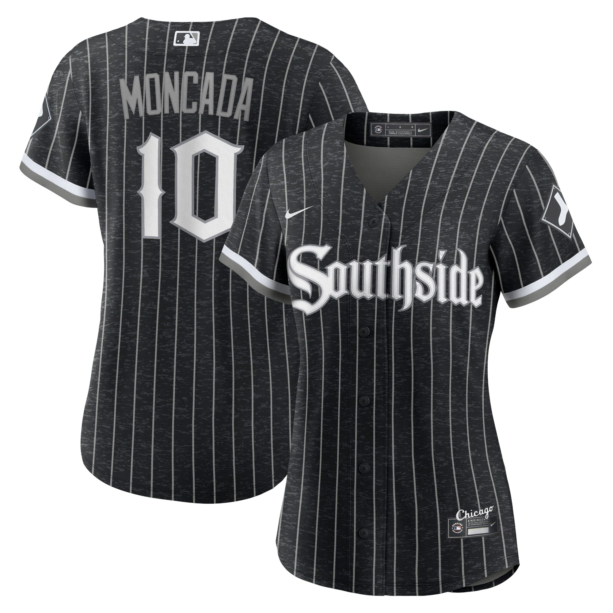Yoan Moncada Chicago White Sox Women's 2021 City Connect Player Jersey - Black