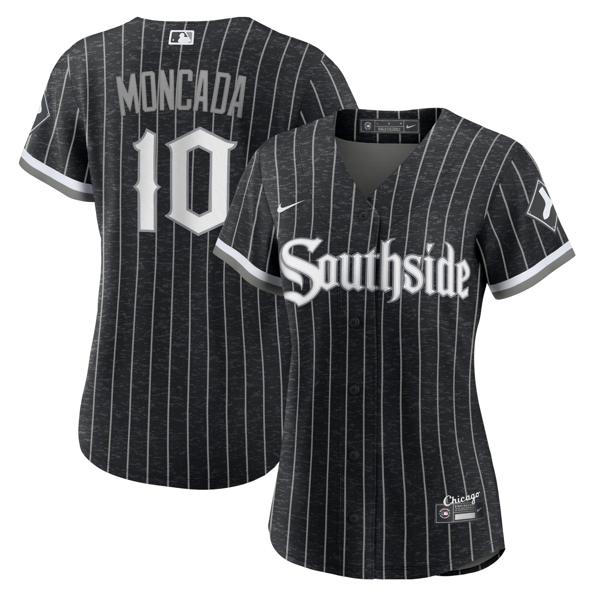 Yoan Moncada Chicago White Sox Women's City Connect Player Jersey - Black