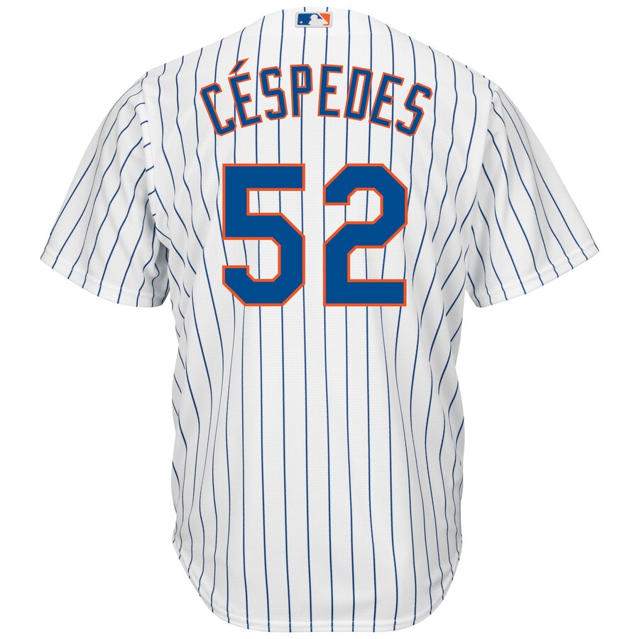 Yoenis Cespedes New York Mets Majestic Official Cool Base Player Jersey – White