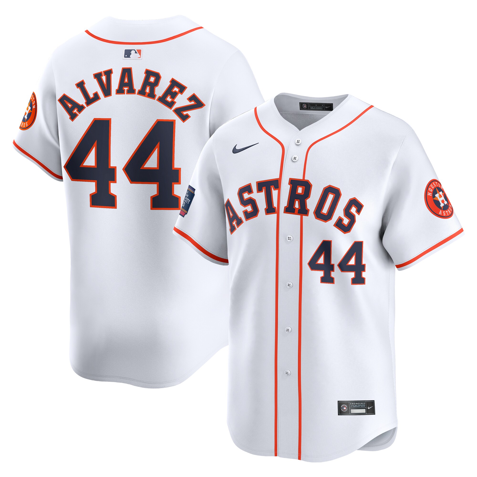 Yordan Alvarez Houston Astros 2024 World Tour Mexico City Series Home Limited Player Jersey - White
