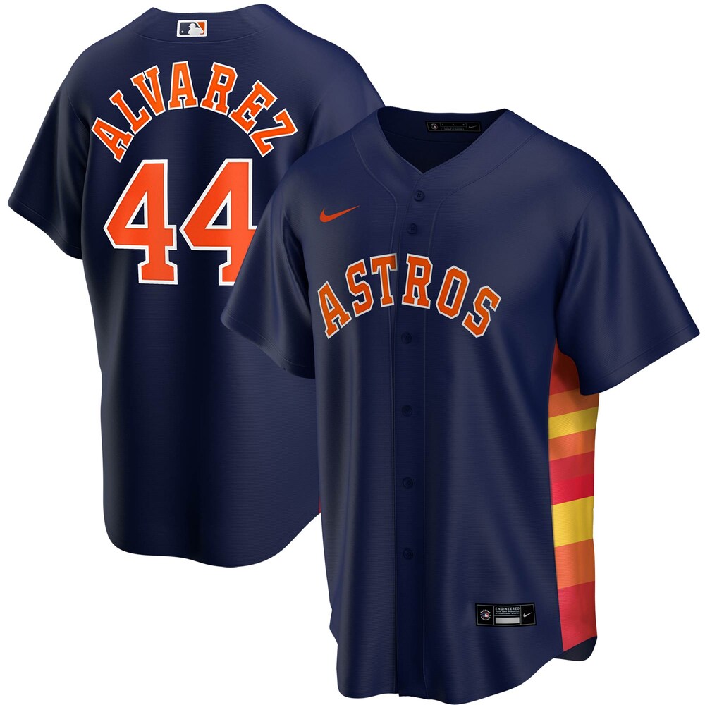 Yordan Alvarez Houston Astros Alternate 2020 Player Jersey - Navy