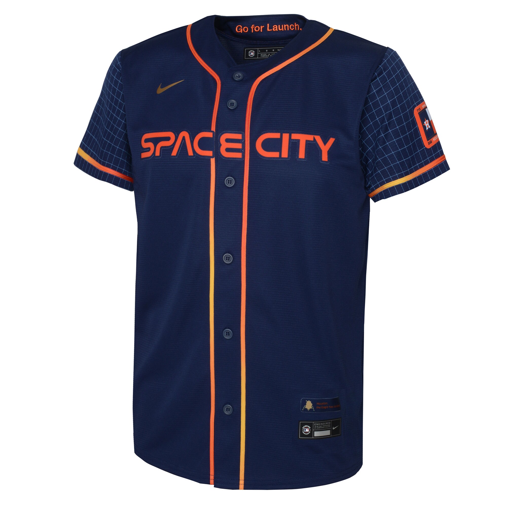 Yordan Alvarez Houston Astros Youth 2022 City Connect Player Jersey – Navy