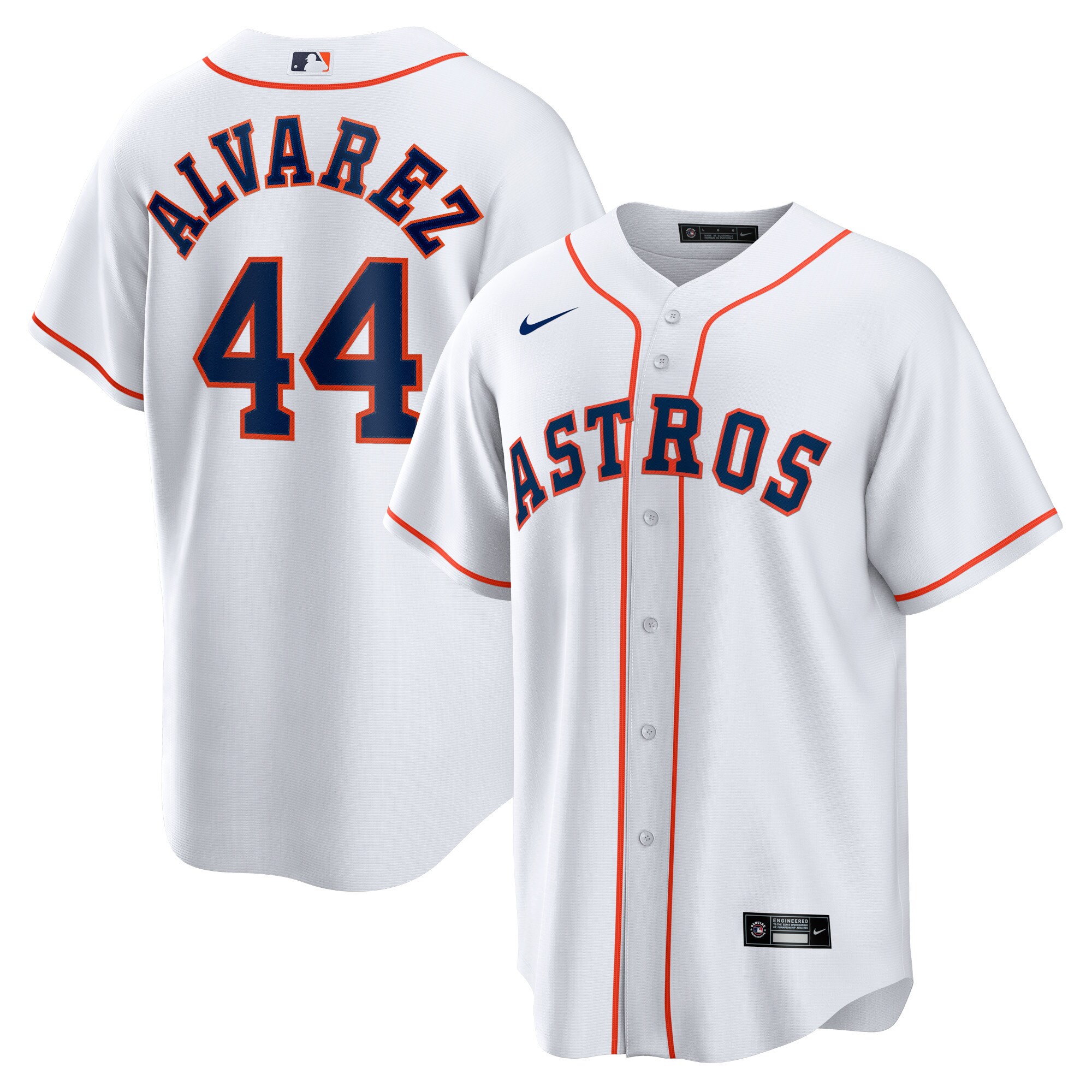 Yordan ÃƒÆ’Ã‚Âlvarez Houston Astros Home Player Jersey - White