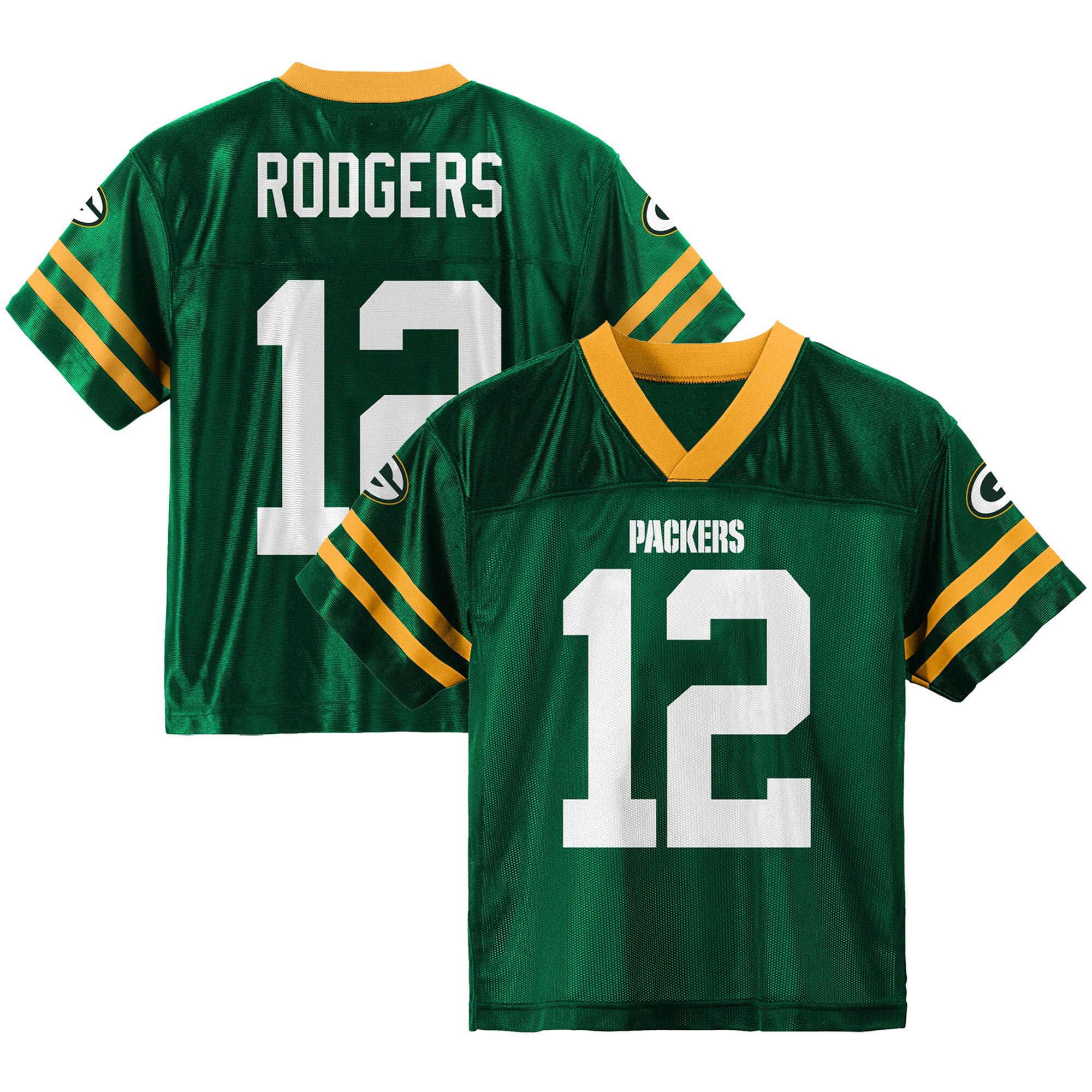 Youth Aaron Rodgers Green Green Bay Packers Team Jersey
