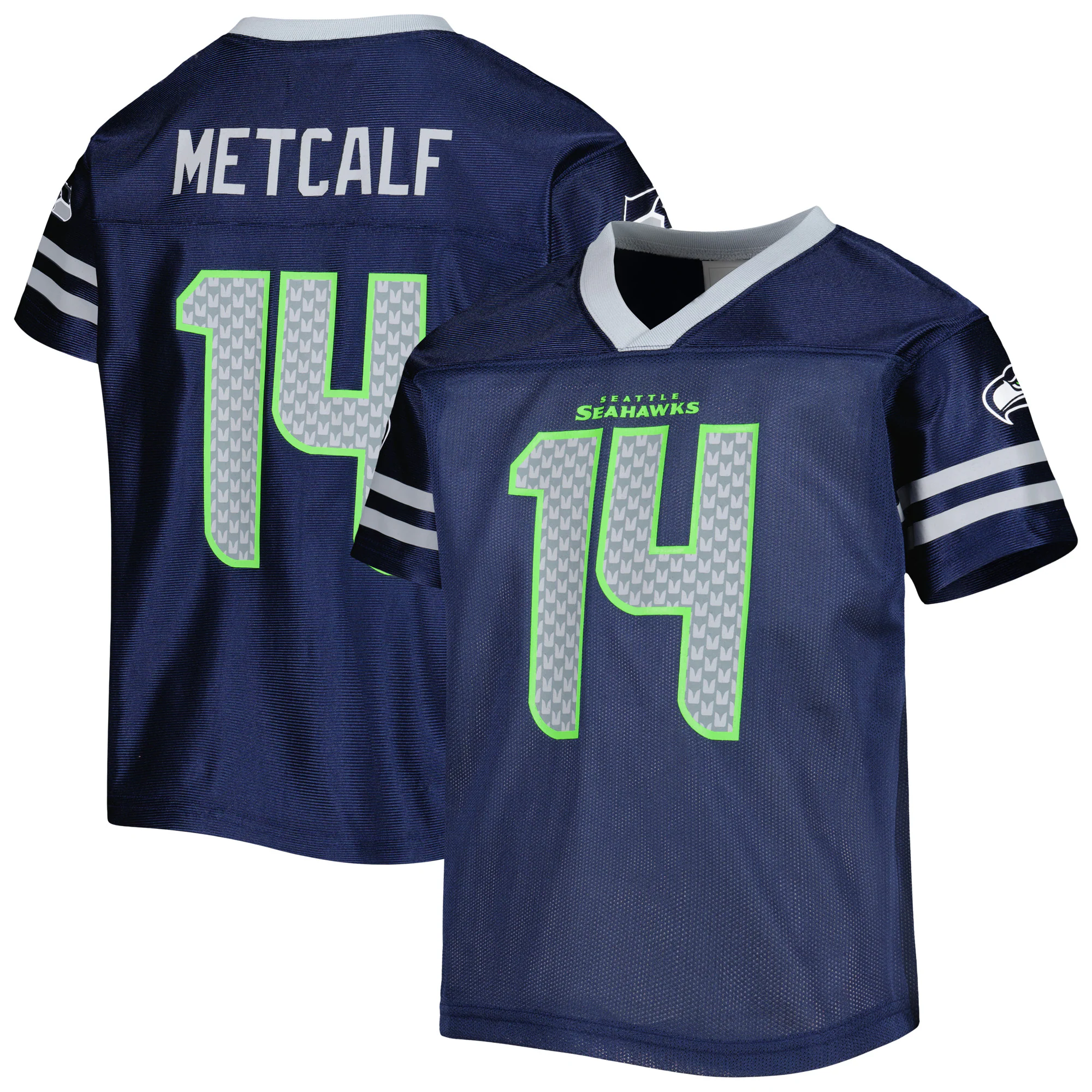 Youth Dk Metcalf College Navy Seattle Seahawks Player Jersey