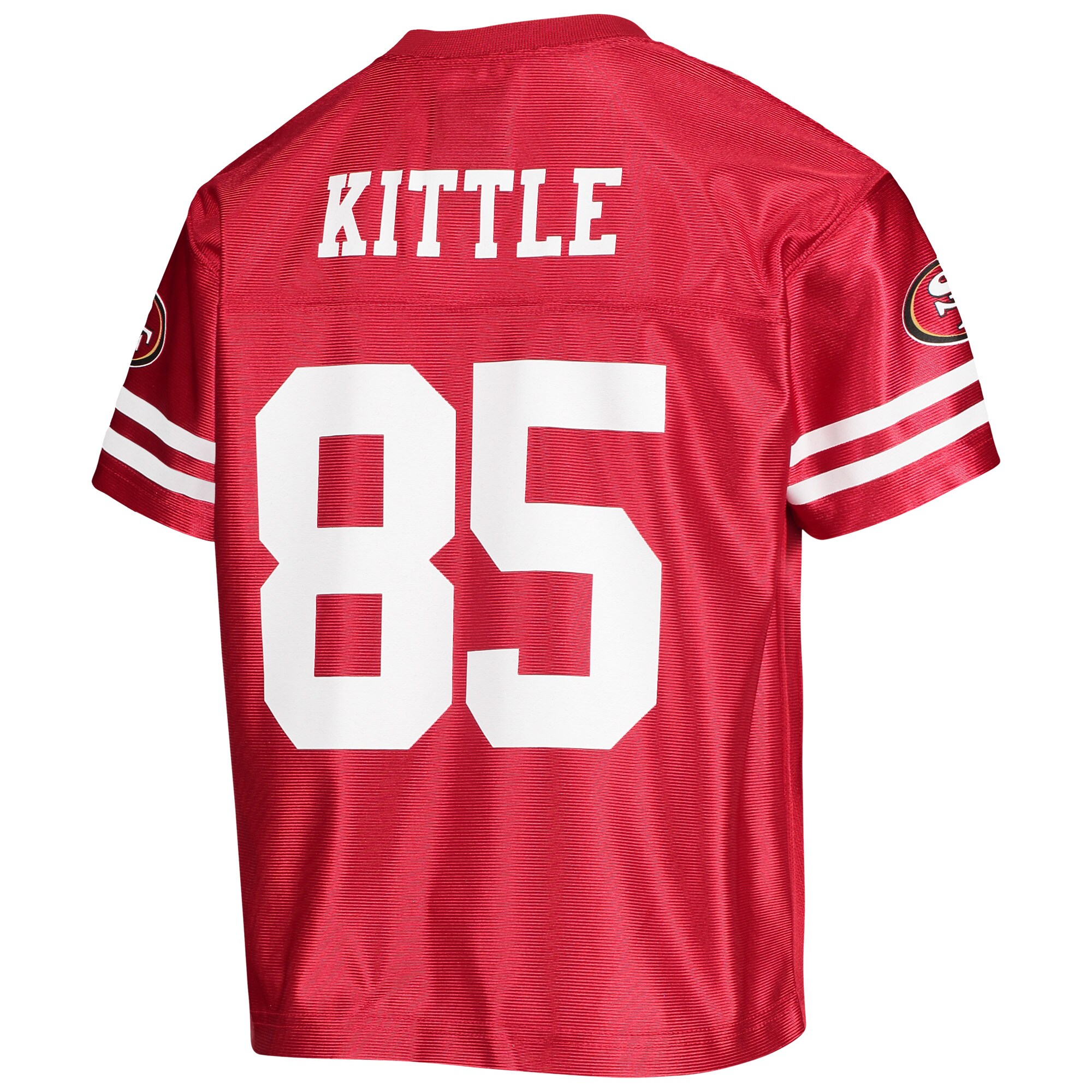 Youth George Kittle Red San Francisco Jersey