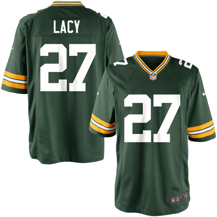Youth Green Bay Packers Eddie Lacy Team Color Game Jersey