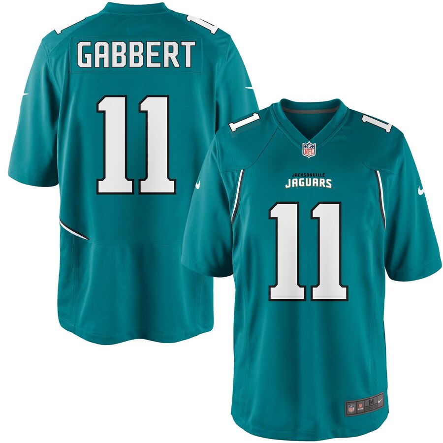 Youth Jacksonville Jaguars Historic Logo Blaine Gabbert Team Color Game Jersey