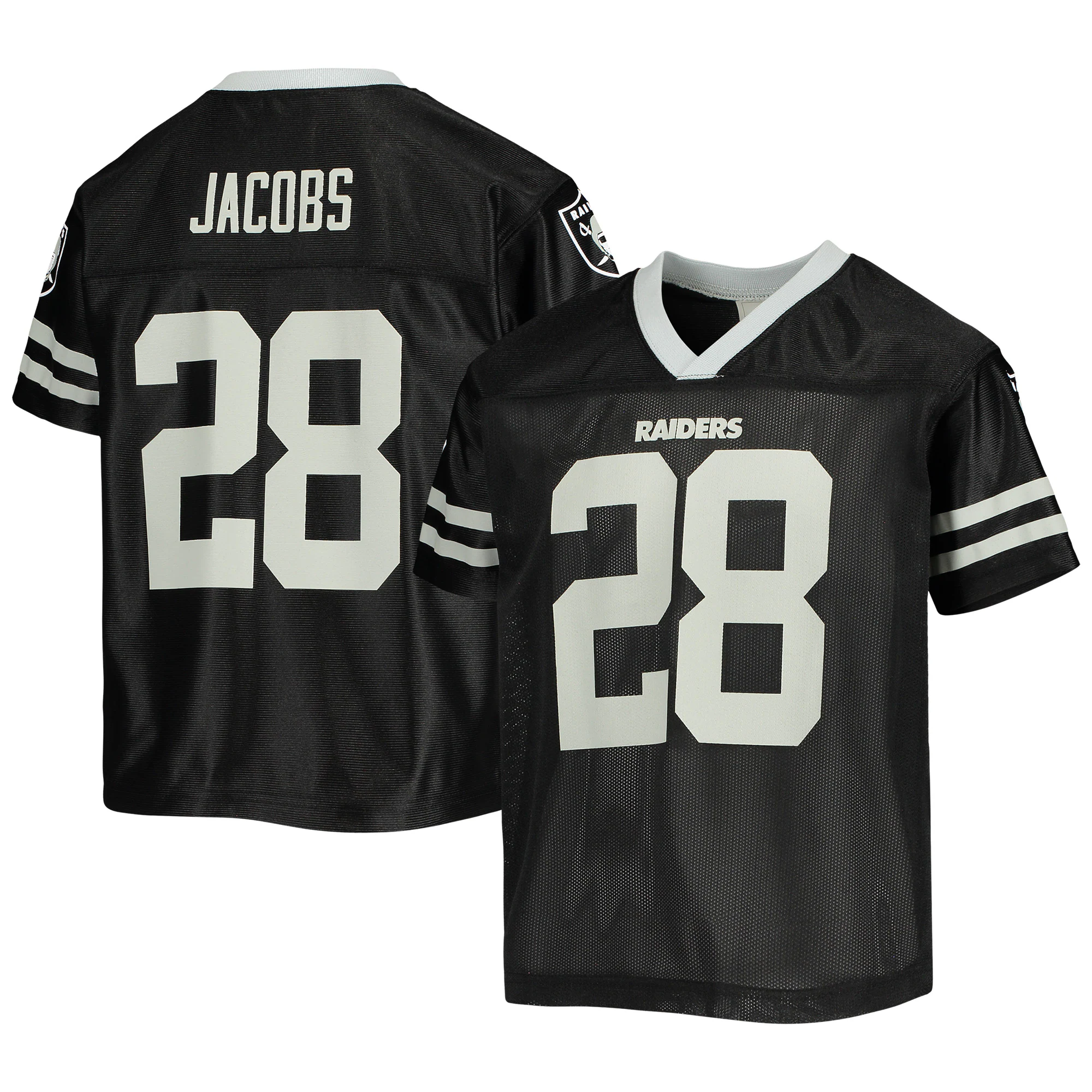 Youth Josh Jacobs Black Las Vegas Raiders Jersey