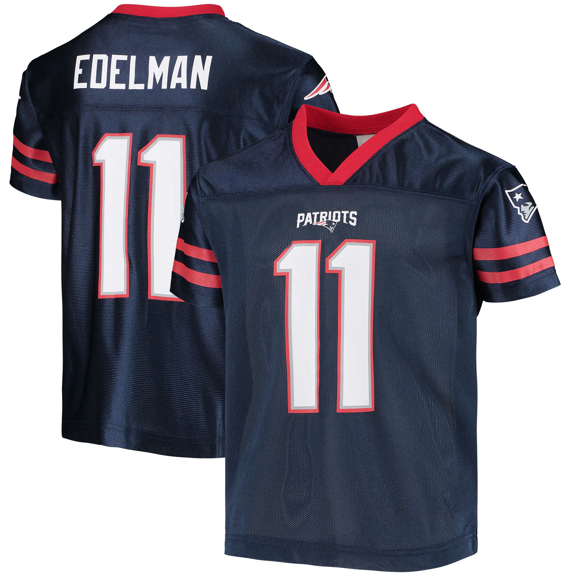 Youth Julian Edelman Navy New England Patriots Player Jersey