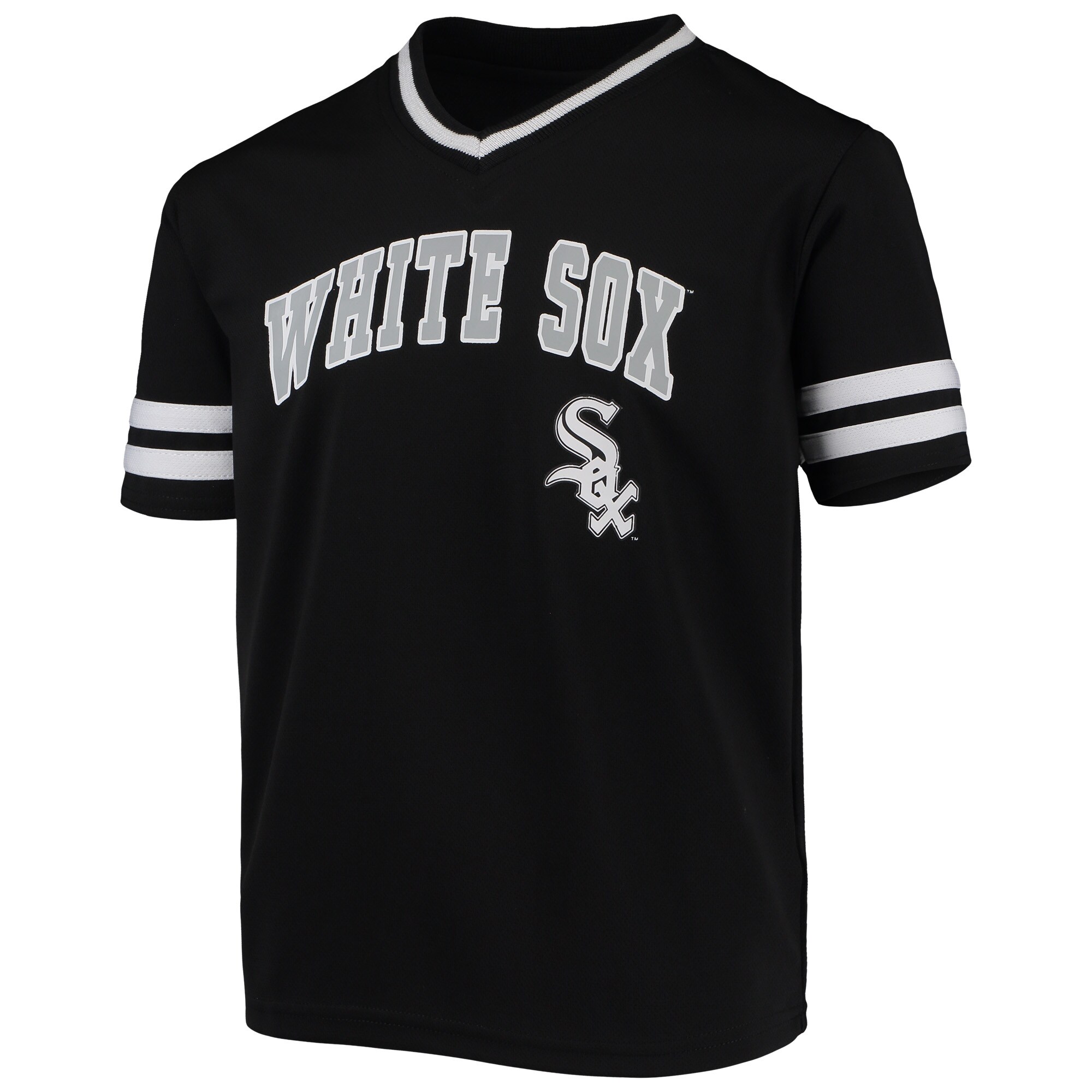 Youth Luis Robert Black Chicago White Sox Player Logo Jersey