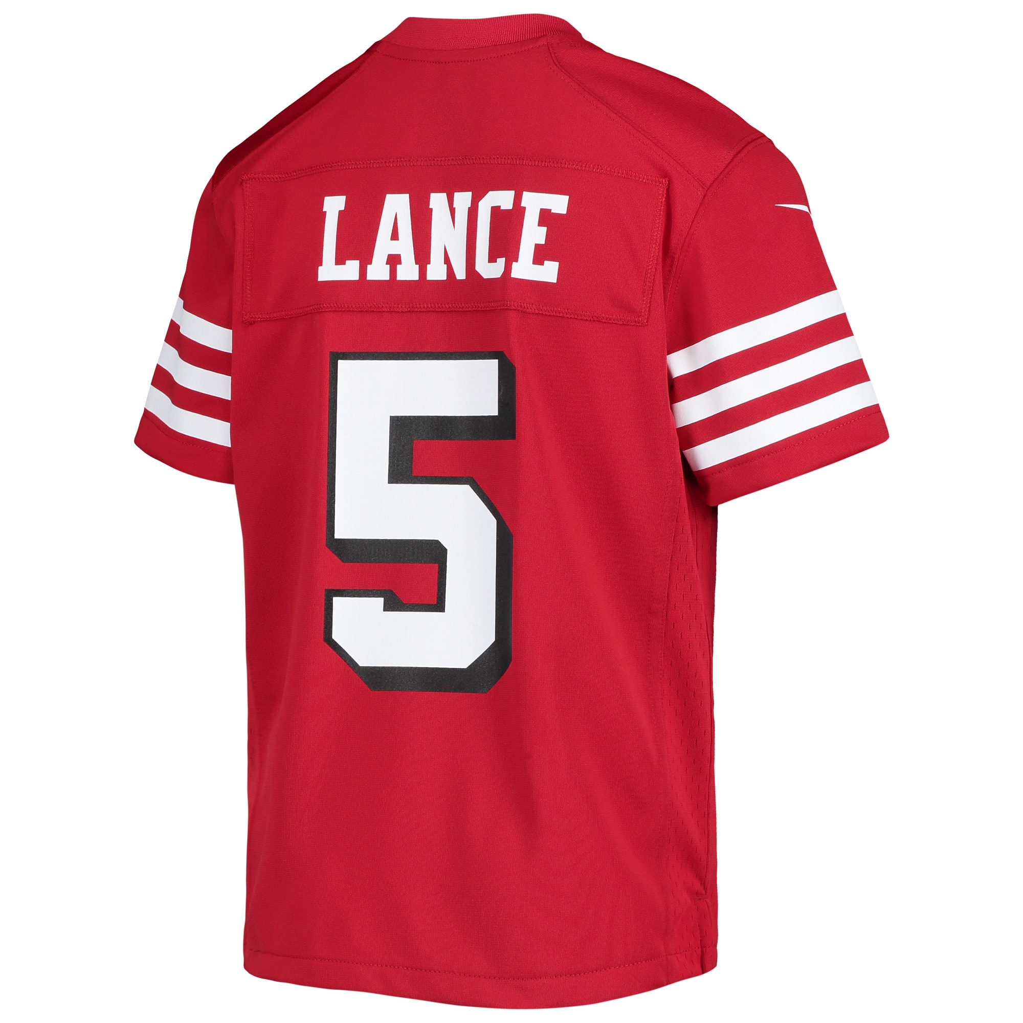 Youth San Francisco Trey Lance Scarlet Game Jersey