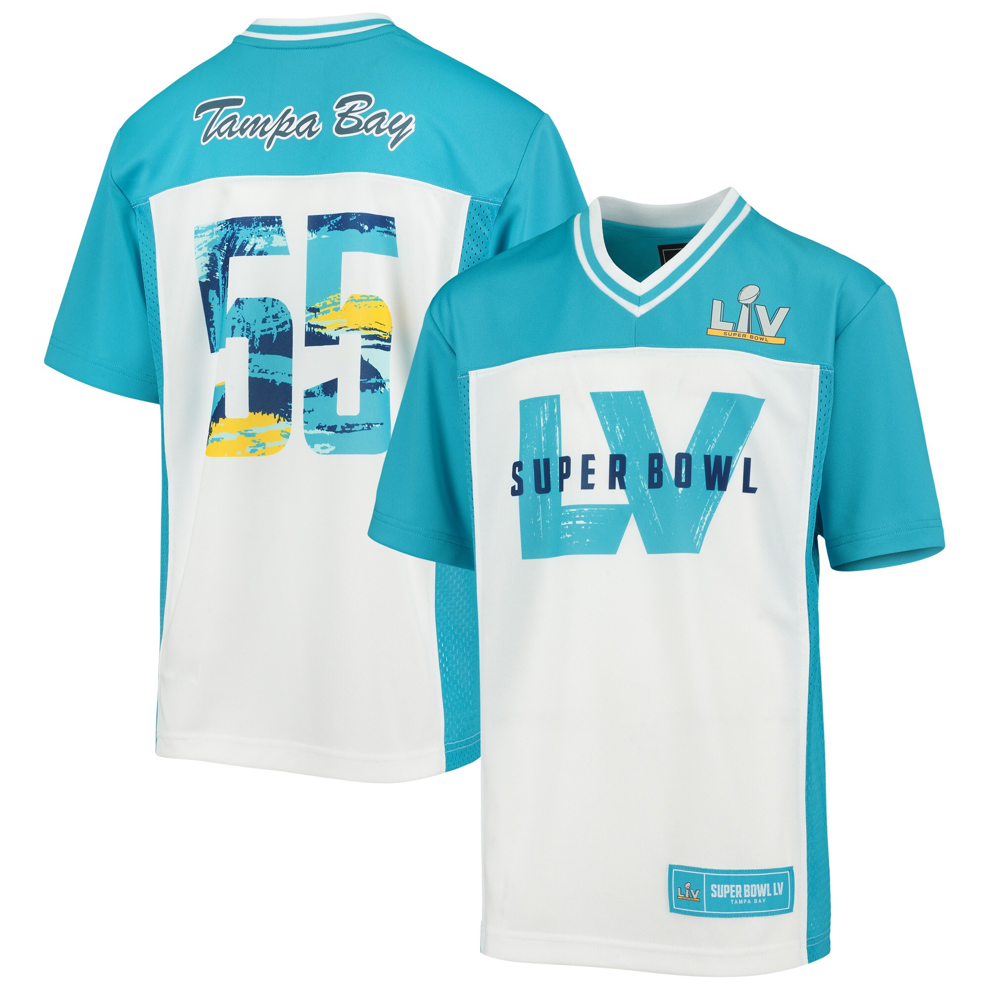 Youth Super Bowl Lv Game Jersey - White