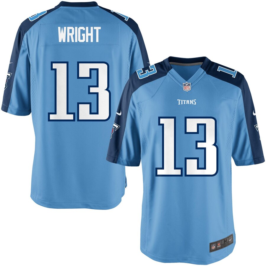 Youth Tennessee Titans Kendall Wright Team Color Game Jersey