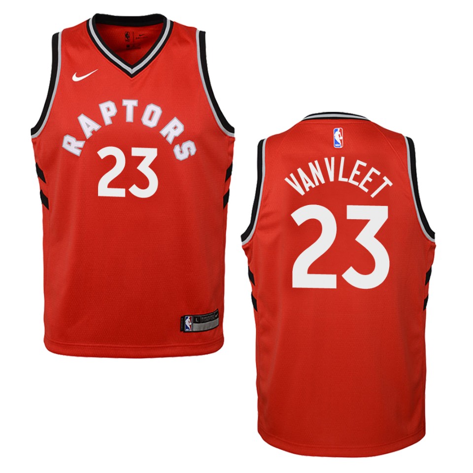 Youth Toronto Raptors #23 Fred Vanvleet Icon Swingman Jersey - Red