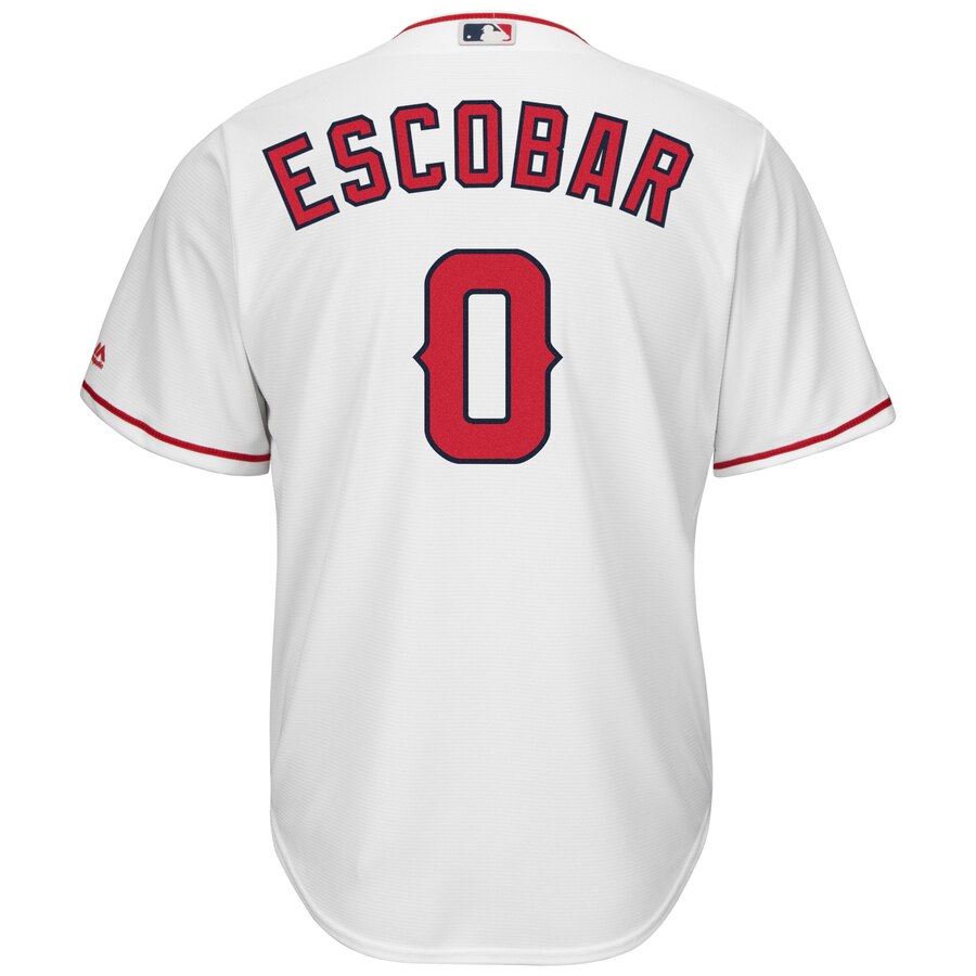 Yunel Escobar Los Angeles Angels Majestic Home Official Cool Base Player Jersey – White