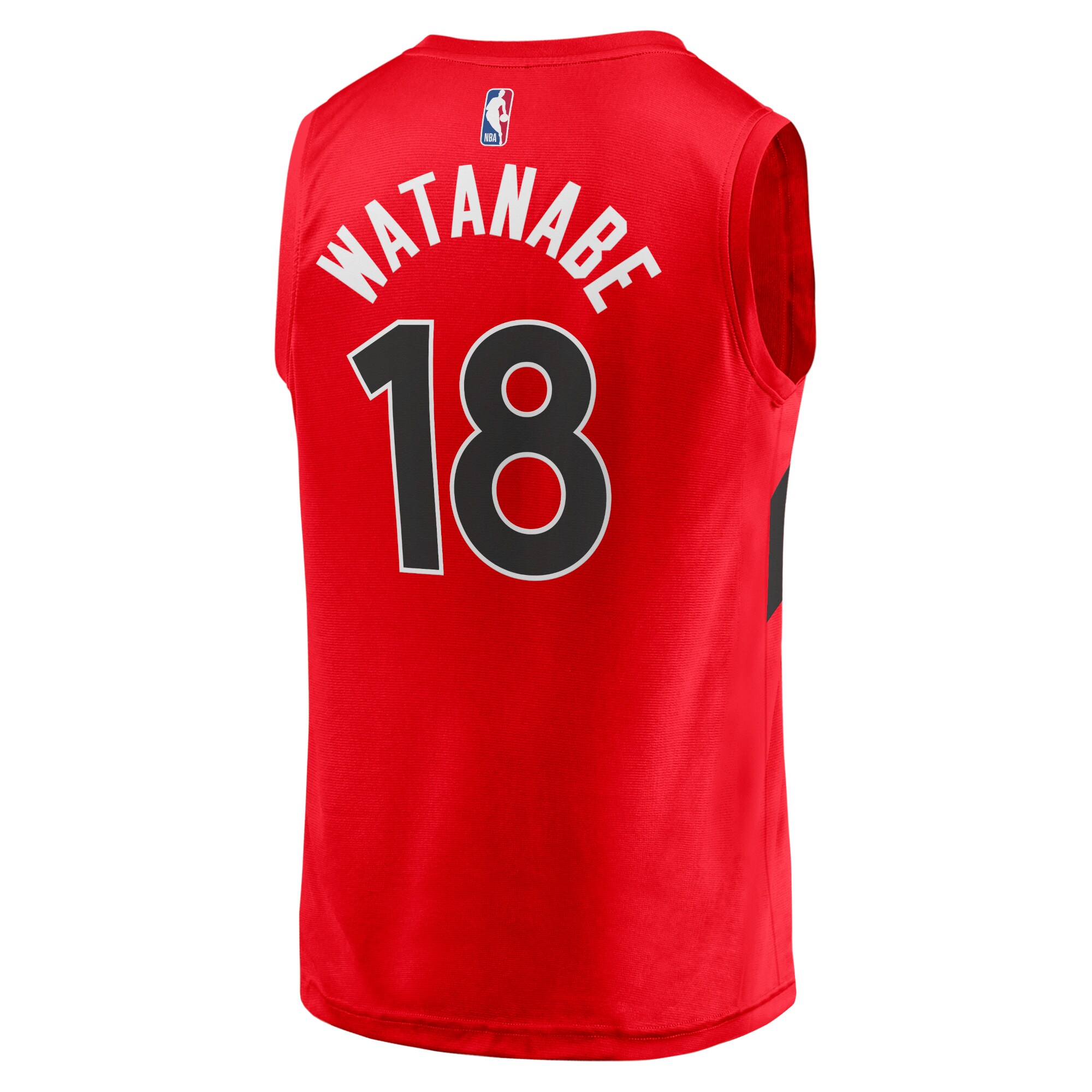 Yuta Watanabe Toronto Raptors Youth 2021/22 Fast Break Jersey – Icon Edition – Red