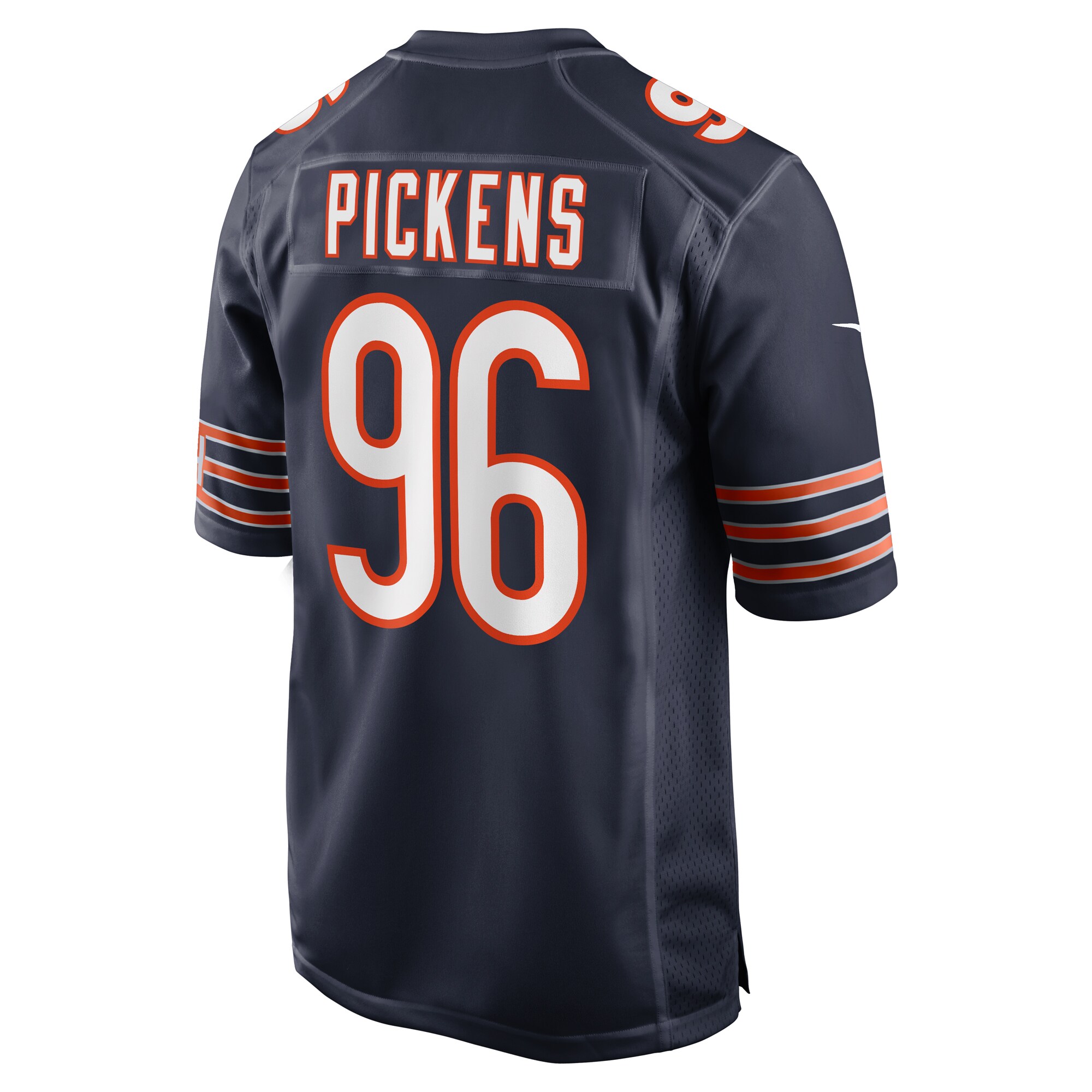 Zacch Pickens Chicago Bears Team Game Jersey – Navy