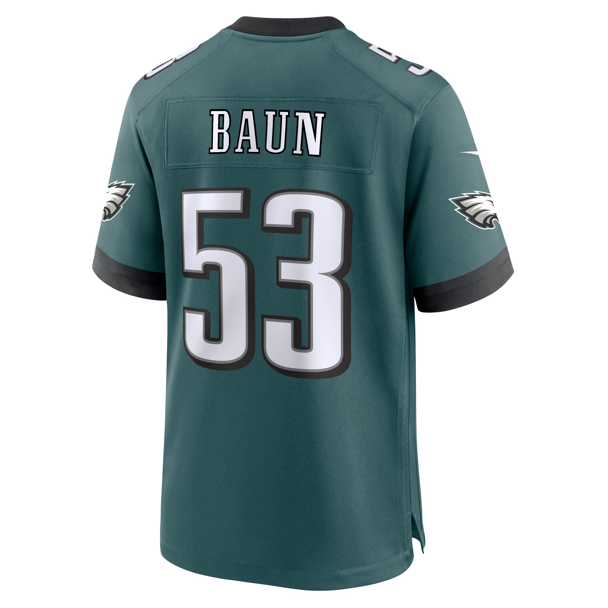 Zach Baun Philadelphia Eagles Game Jersey – Midnight Green