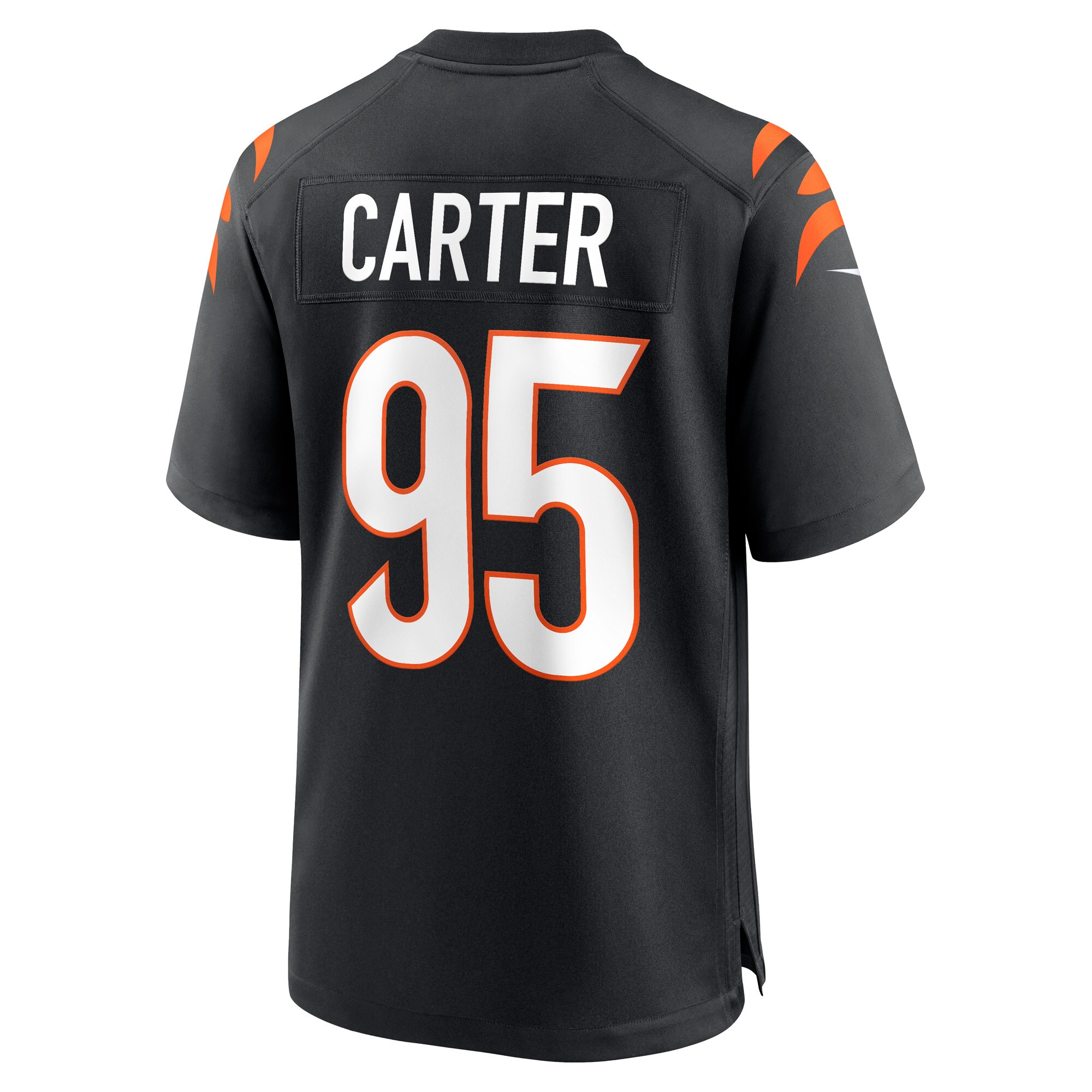 Zach Carter Cincinnati Bengals Game Player Jersey – Black
