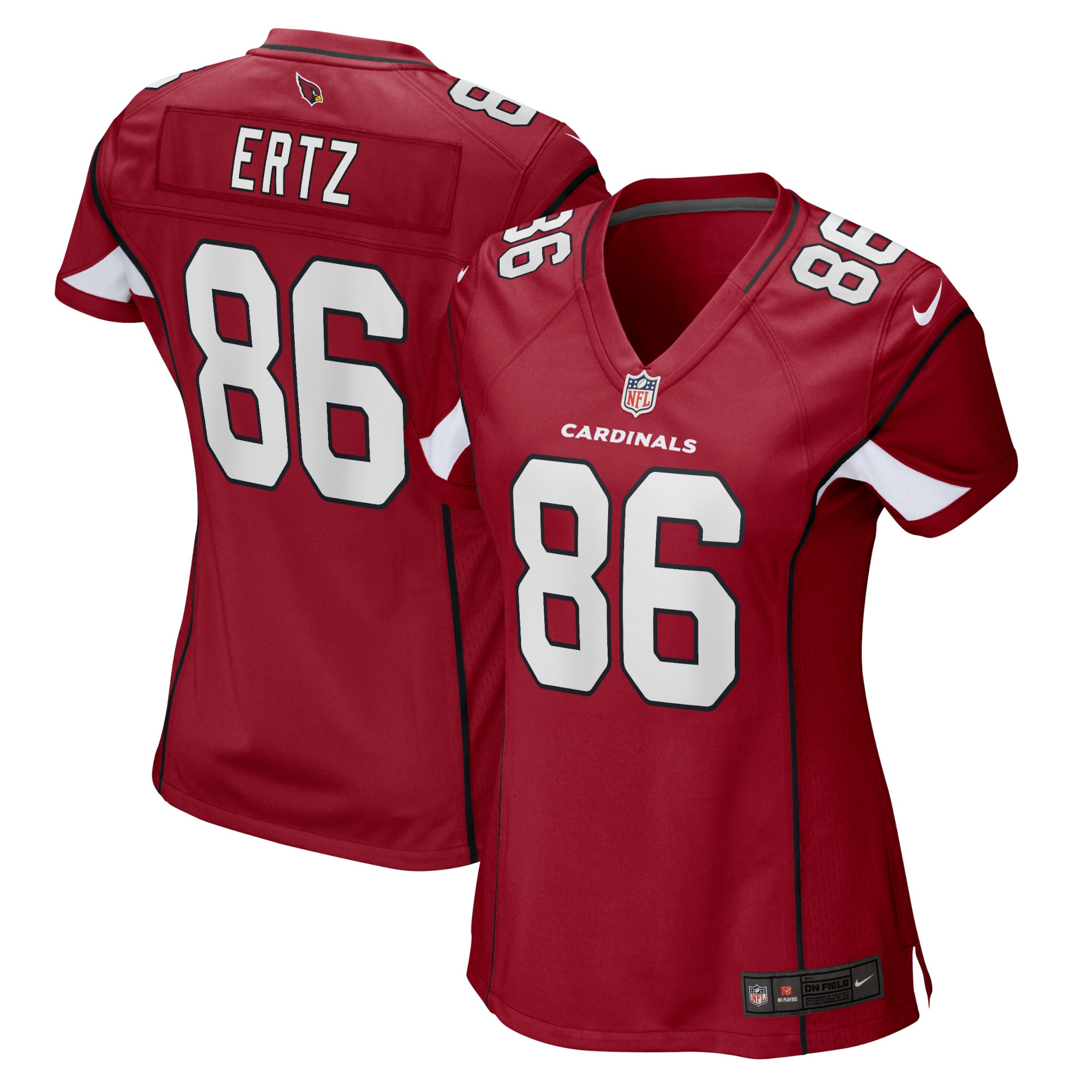 Zach Ertz Arizona Cardinals Women's Player Game Jersey - Cardinal