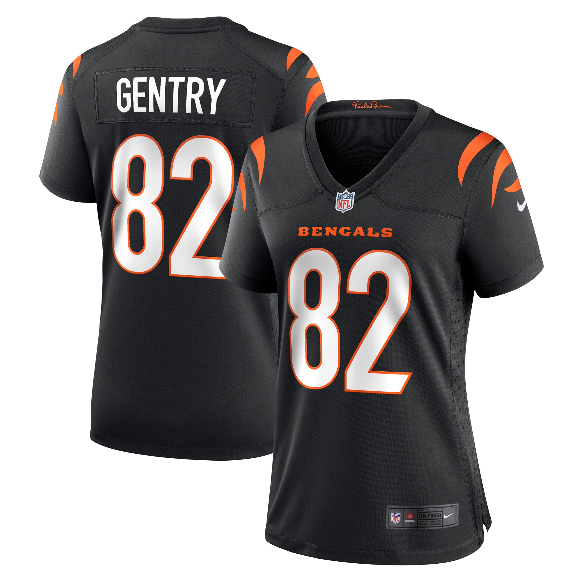 Zach Gentry Cincinnati Bengals Women's Game Jersey - Black