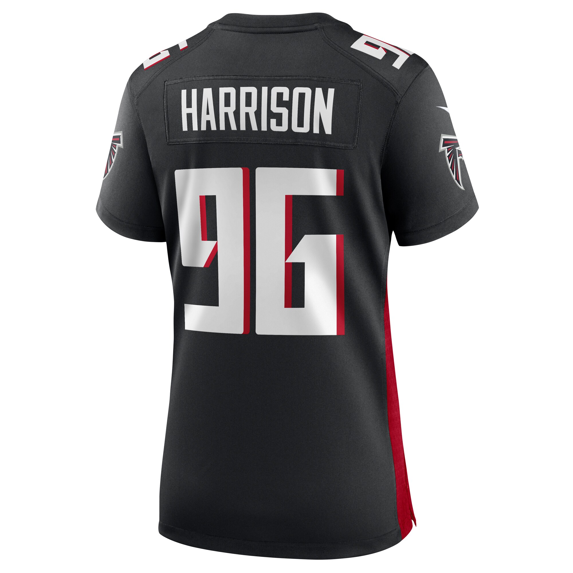 Zach Harrison Atlanta Falcons Women’s Team Game Jersey – Black