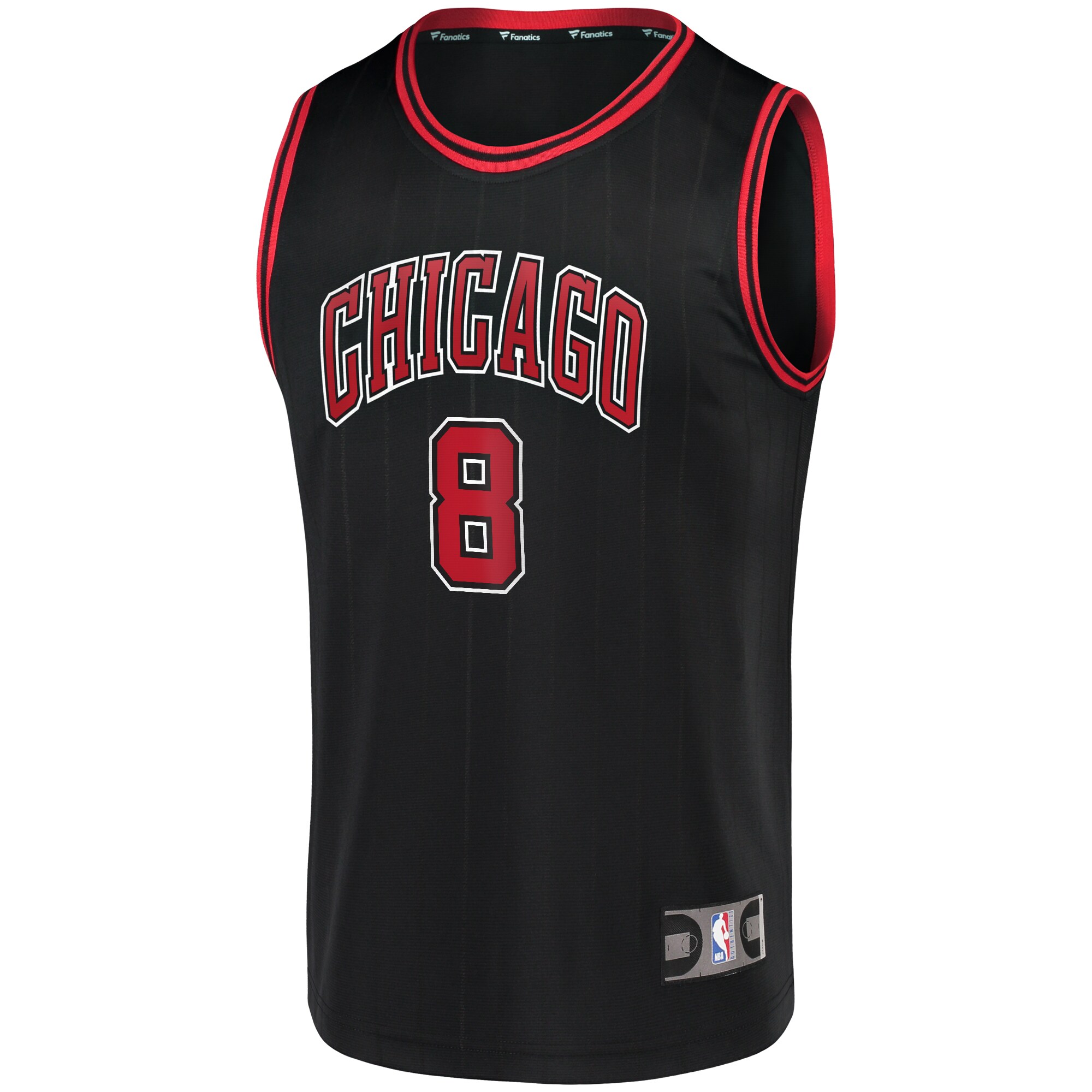 Zach Lavine Chicago Bulls Fast Break Team Jersey Black – Statement Edition