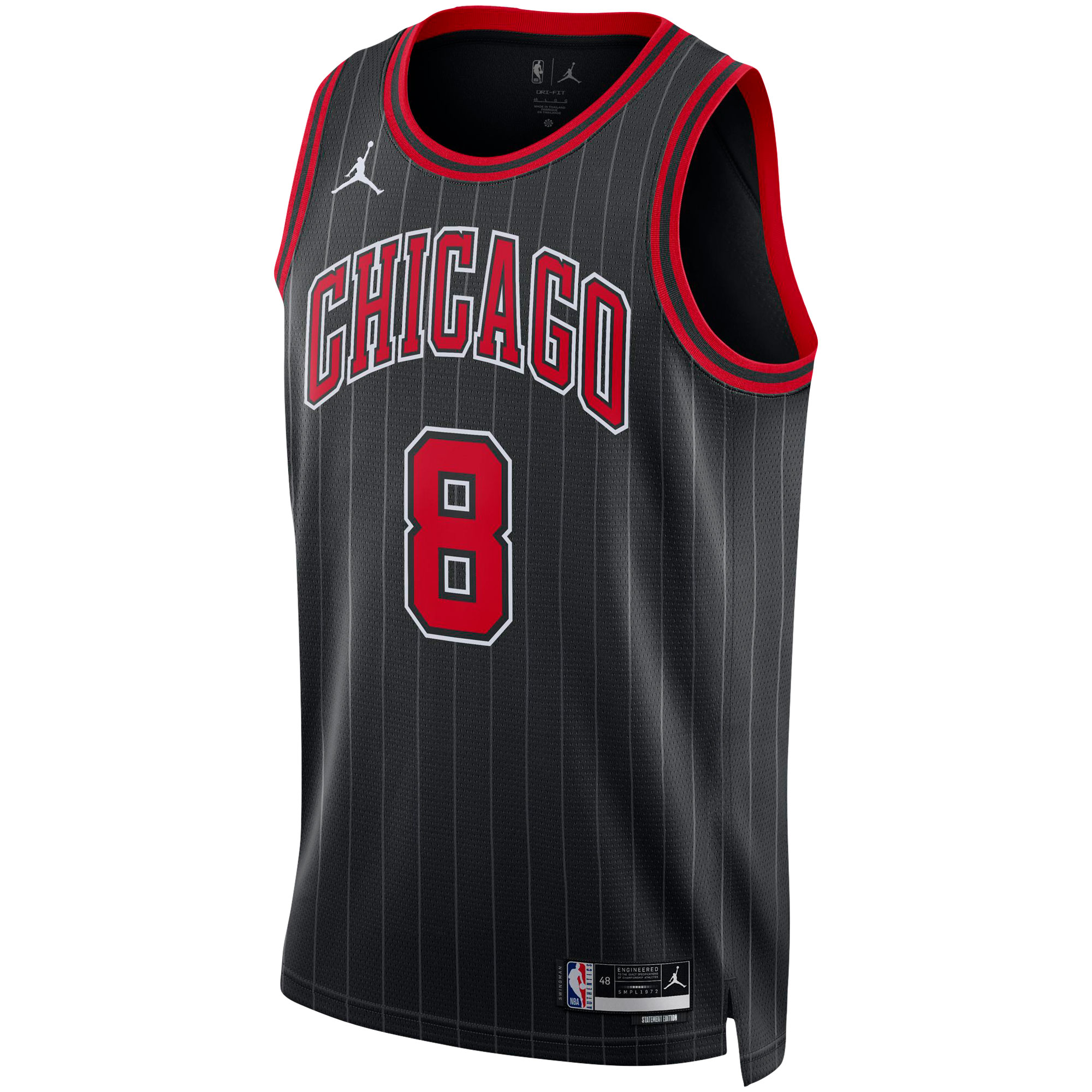 Zach Lavine Chicago Bulls Jordan Brand Unisex Swingman Jersey – Statement Edition – Black
