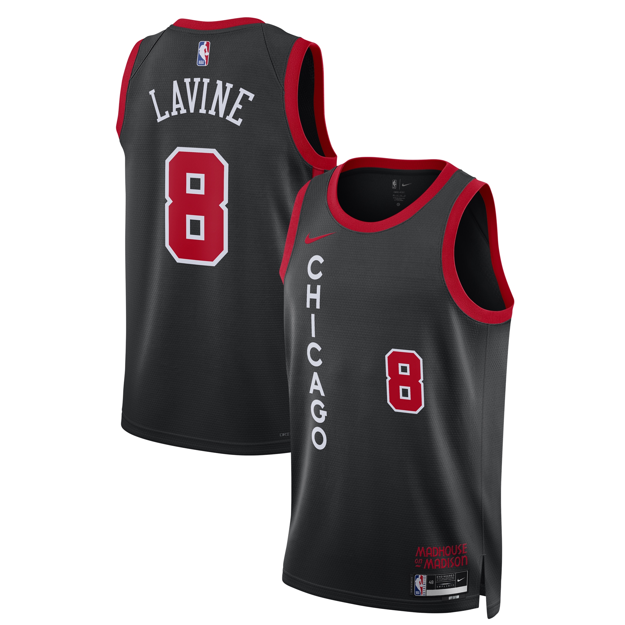 Zach Lavine Chicago Bulls Unisex 2023/24 Swingman Jersey - Black - City Edition