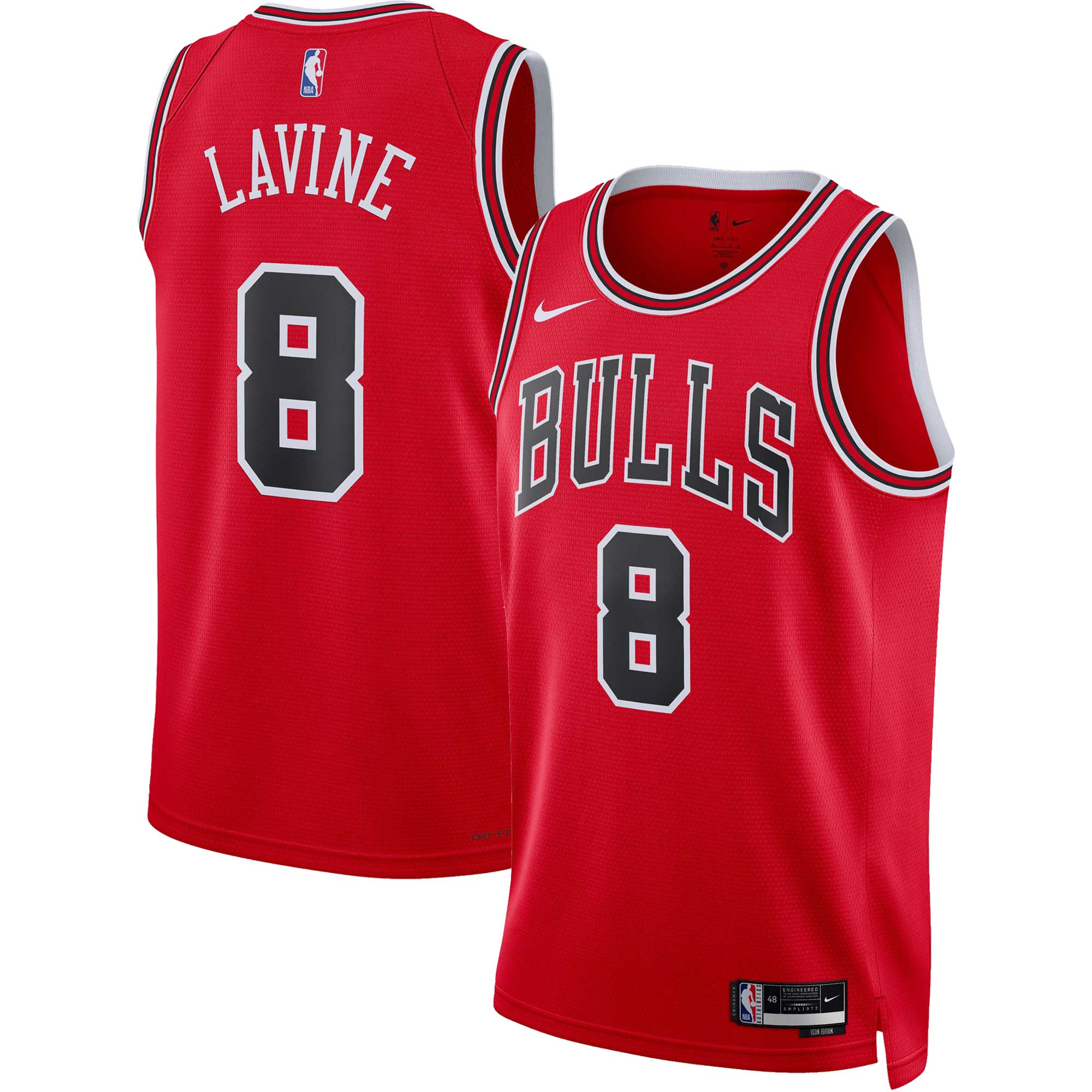Zach Lavine Chicago Bulls Unisex Swingman Jersey - Icon Edition - Red